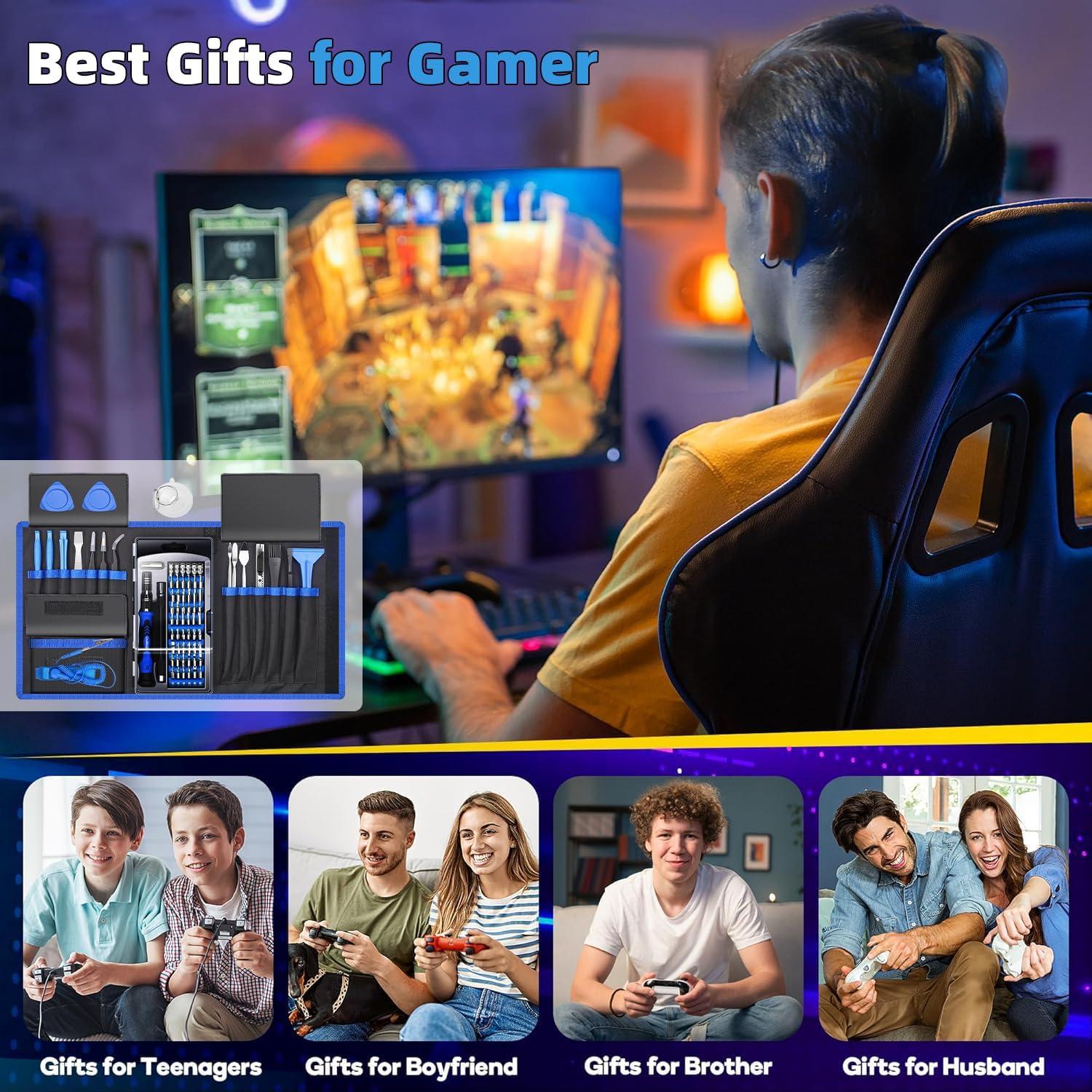 Kit de Herramientas 80 en 1 UnaMela para Reparación de PC y Consolas