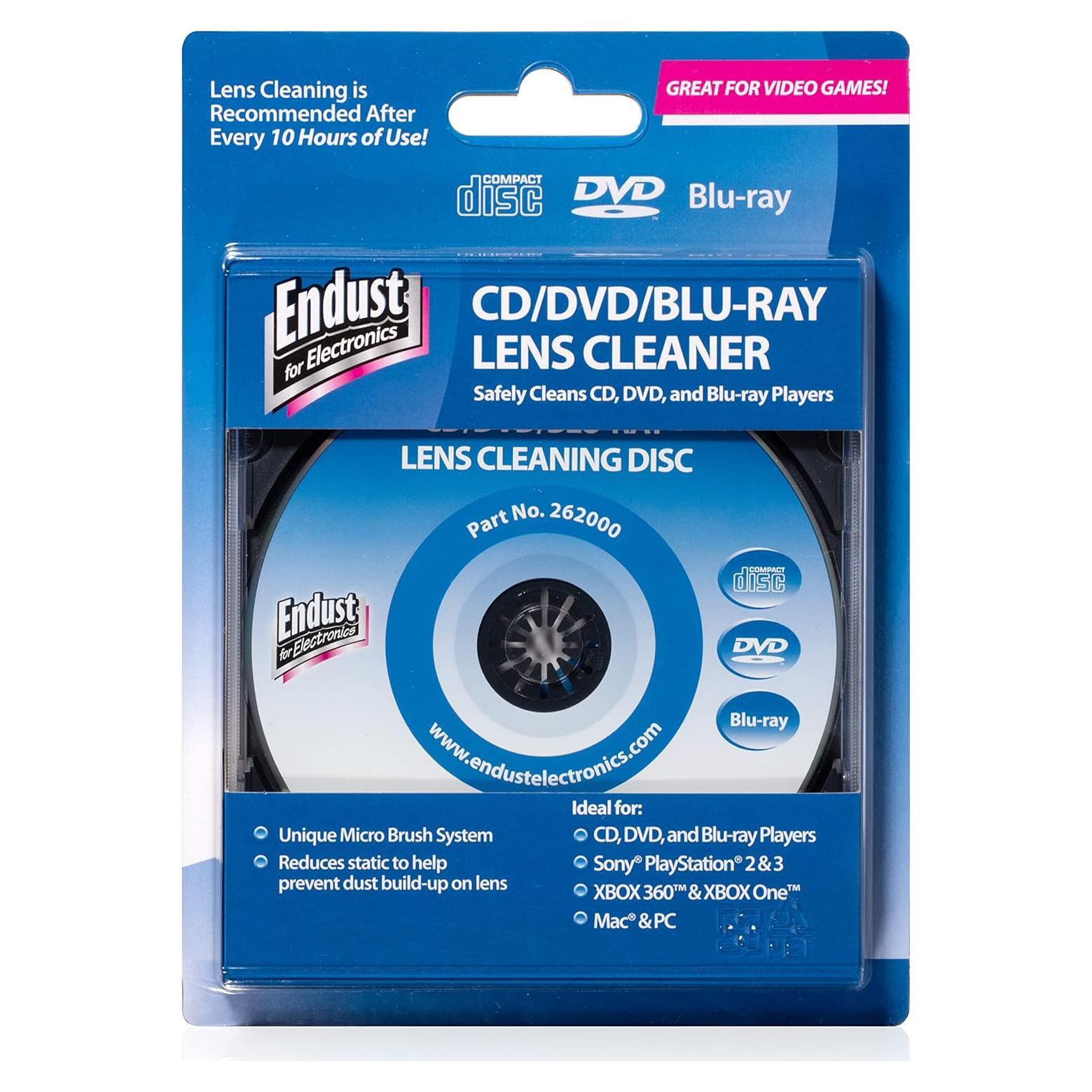 Limpiador de Lentes CD/DVD/Blu-Ray Endust 262000 - 119g