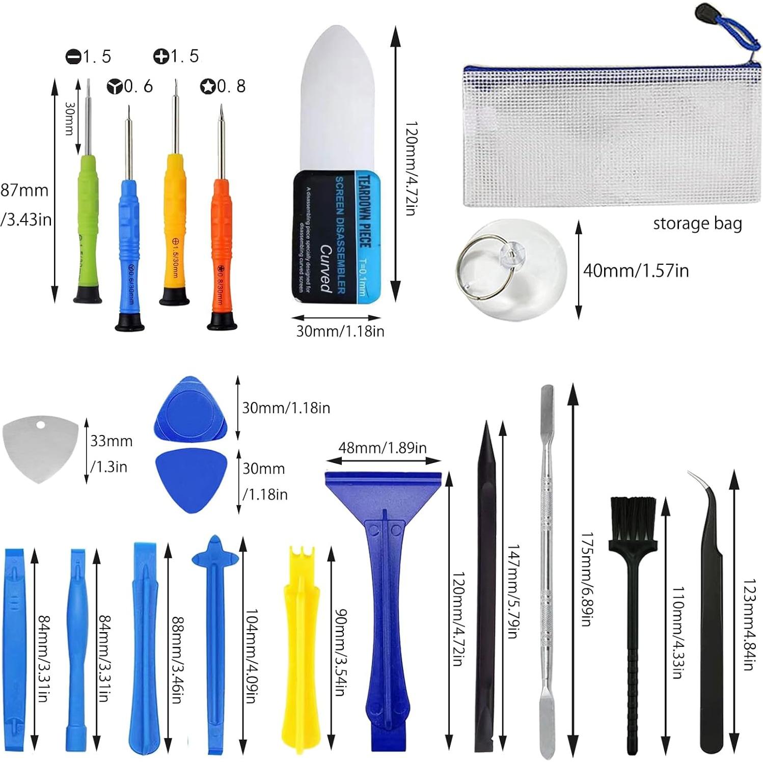 Kit de Herramientas de Reparación Móvil Hodyludy 23 Piezas