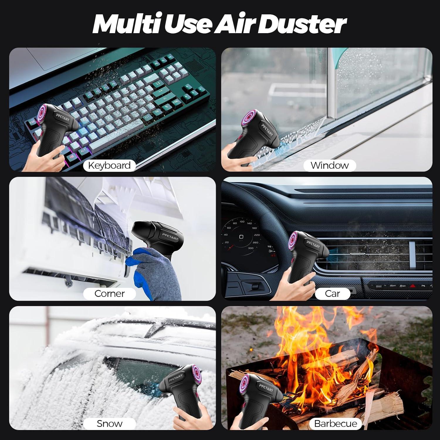 Soplador de Aire Comprimido PFCTART 200000RPM Inalámbrico Rosa