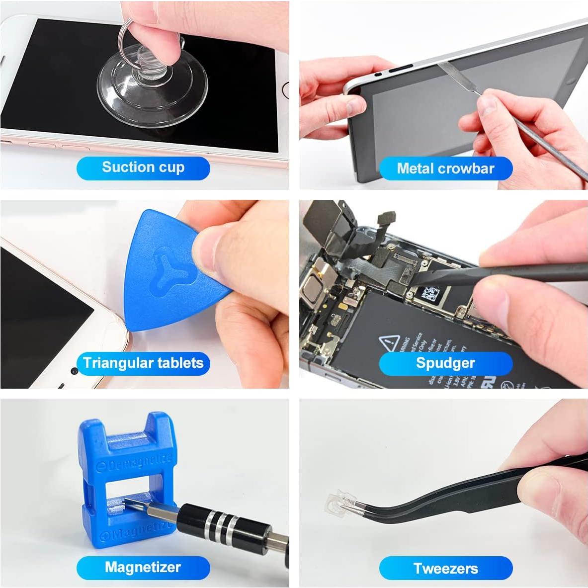 Kit de Destornilladores EFAITHFIX 142 Piezas con 120 Puntas