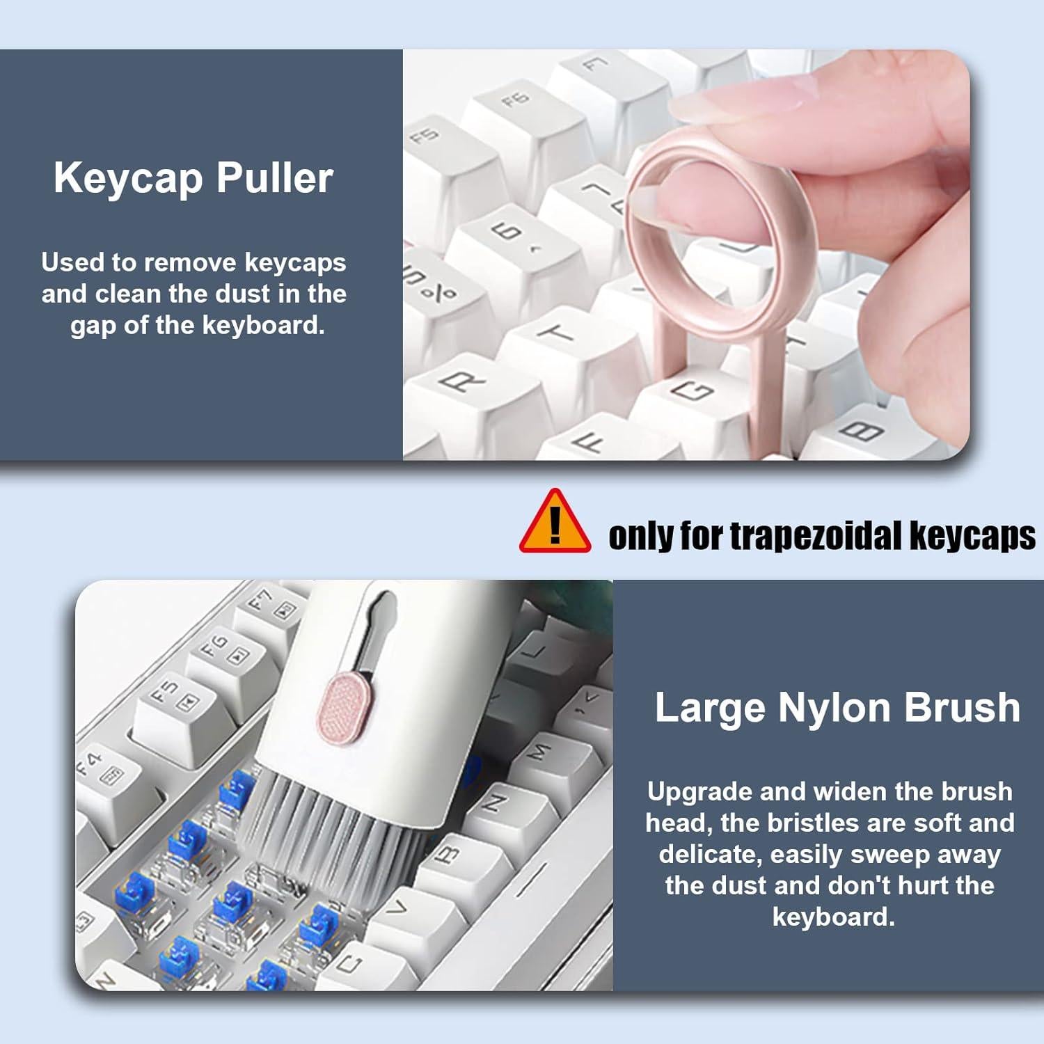 Kit de limpieza 7 en 1 Anngrowy para auriculares y teclado