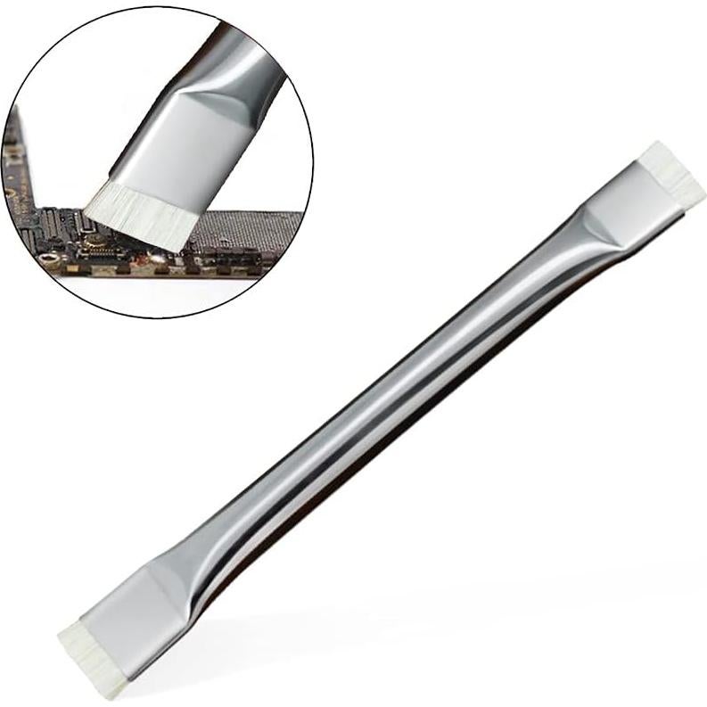 Cepillo de limpieza ESD HKCB para teléfono y iPad - Plata