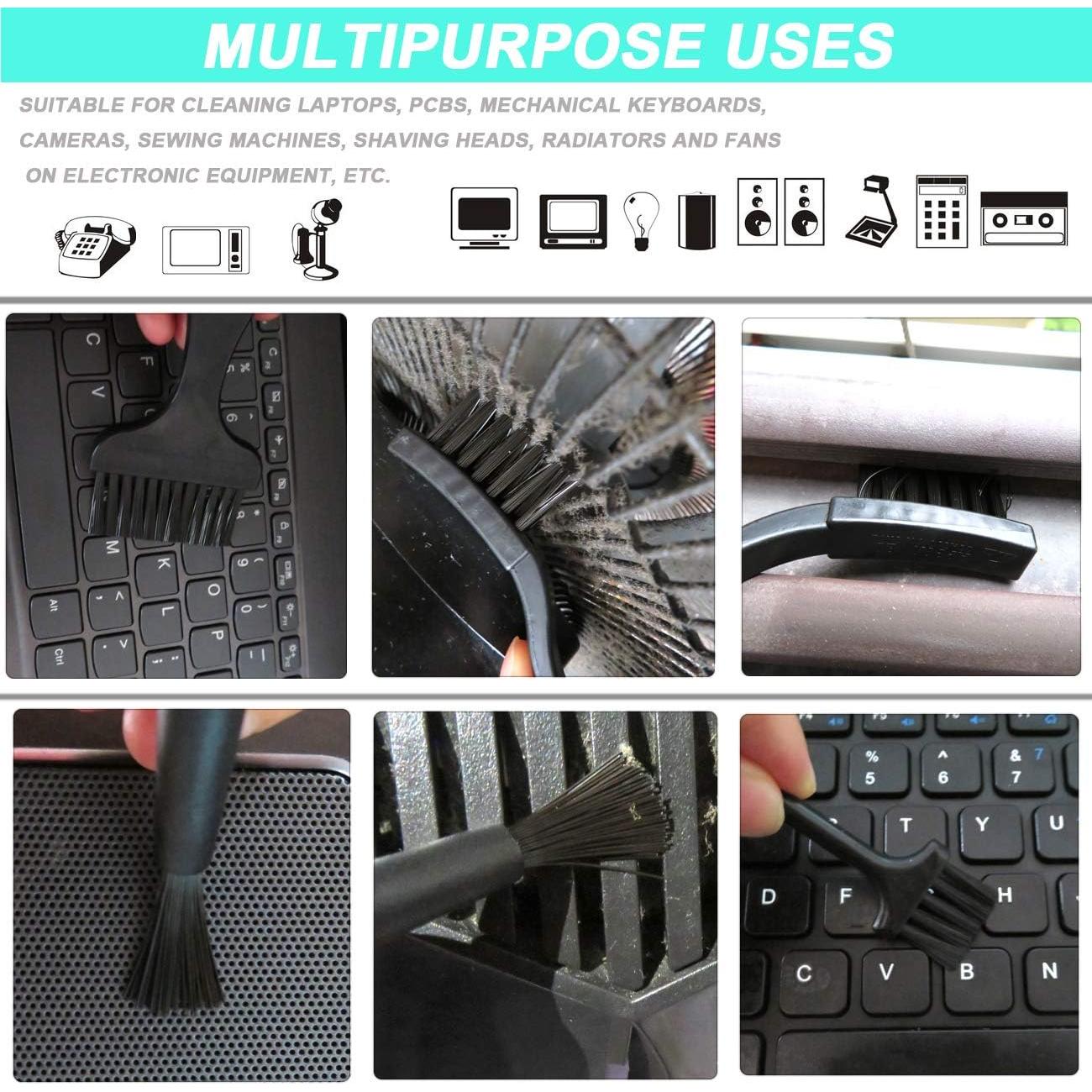 Kit de 11 Cepillos Antiestáticos y Paño Microfibra ACKLLR