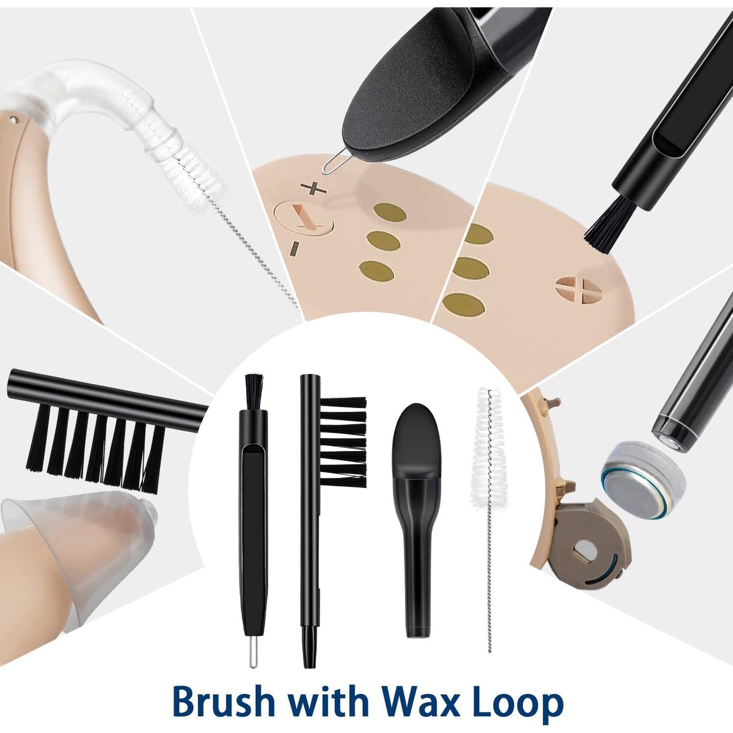 Kit de Limpieza de Audífonos ARRITZ 11pcs con Estuche