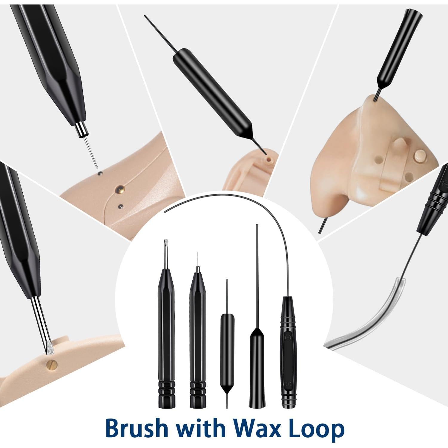 Kit de Limpieza de Audífonos ARRITZ 11pcs con Estuche