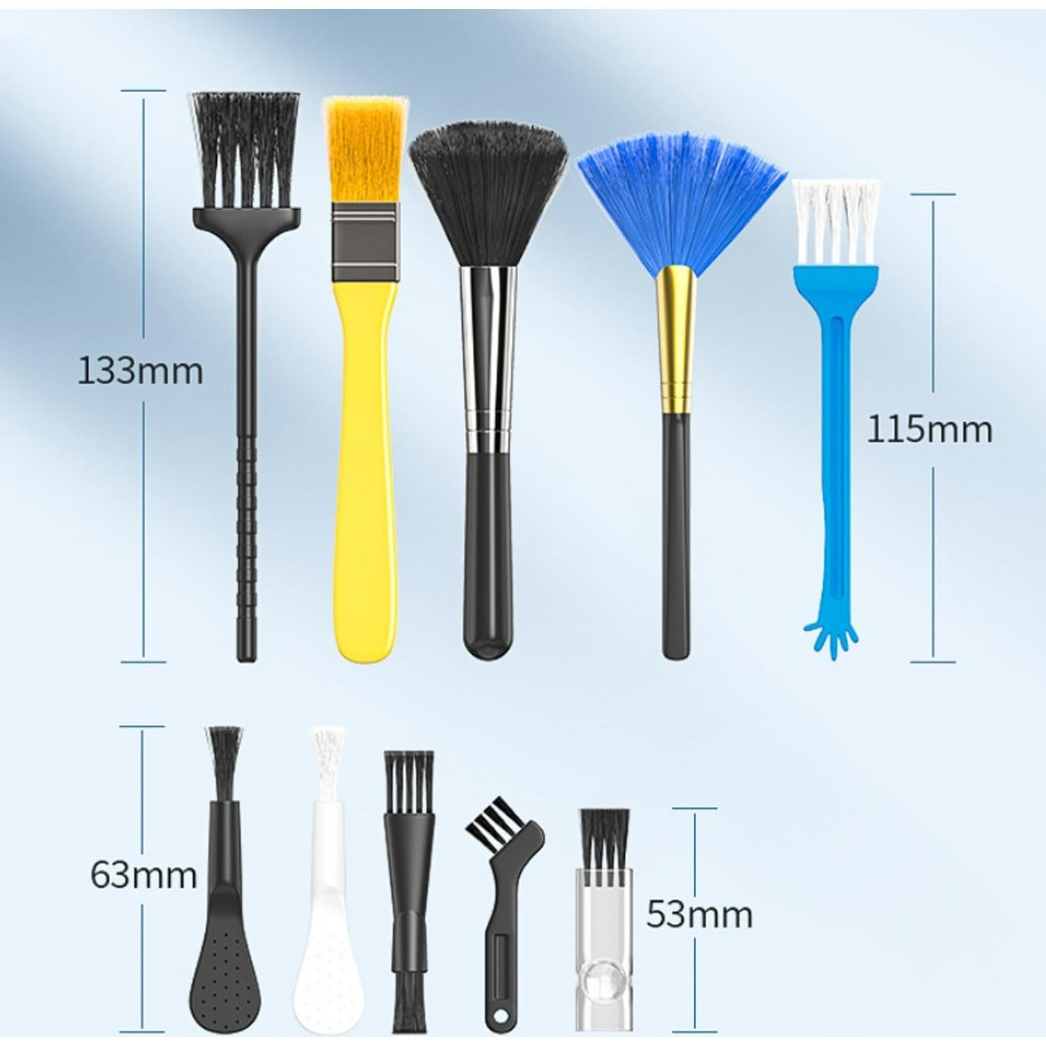 Kit de Cepillos de Limpieza para Teclado Dushochn 10 Piezas