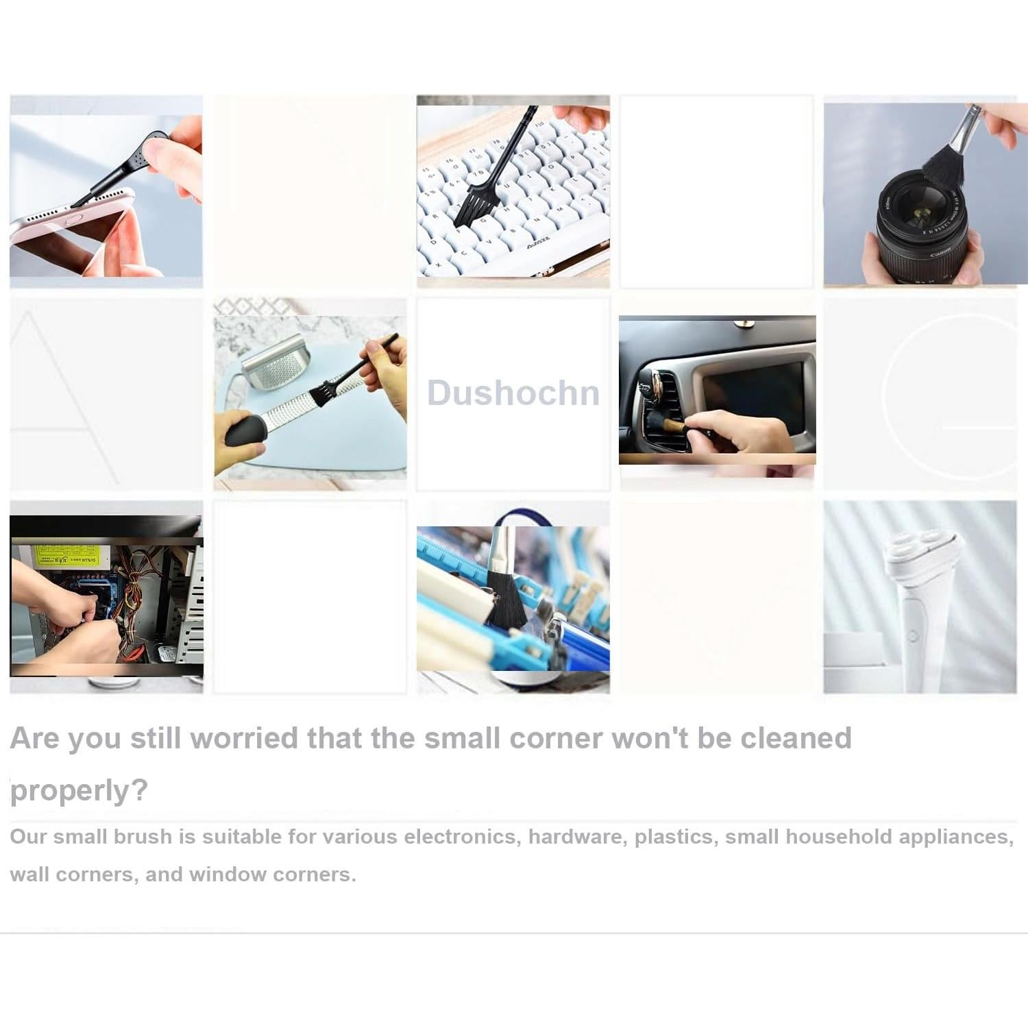 Kit de Cepillos de Limpieza para Teclado Dushochn 10 Piezas