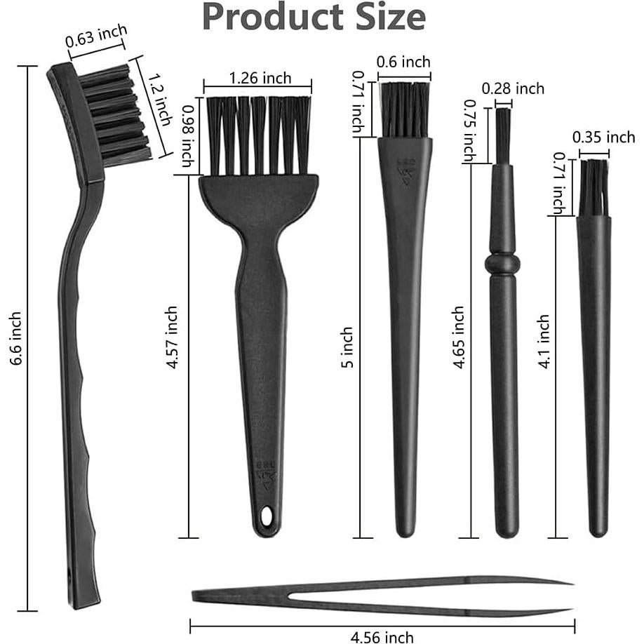 Kit de Cepillos Antiestáticos Nockchawon 6 en 1 para Limpieza
