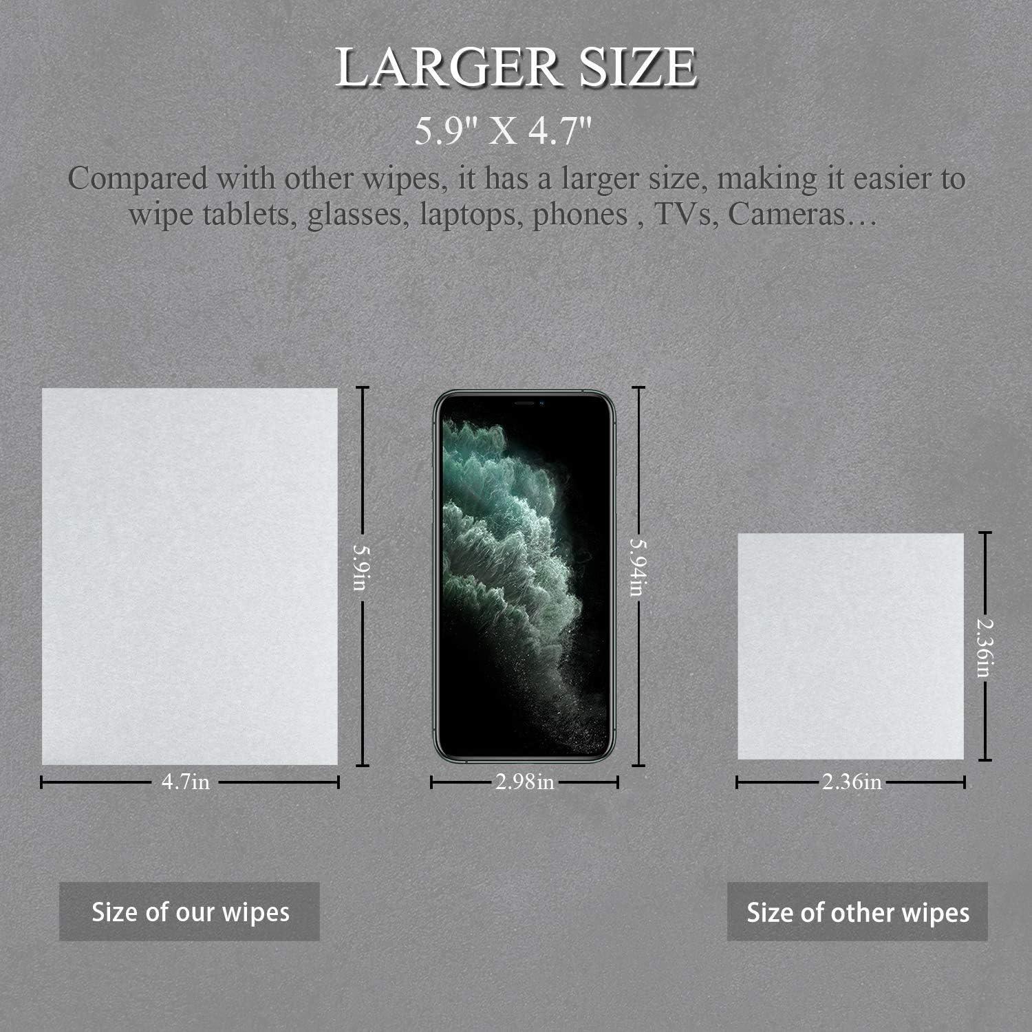 Toallitas de Limpieza para Pantallas Ori-Lemoon 100 Unidades