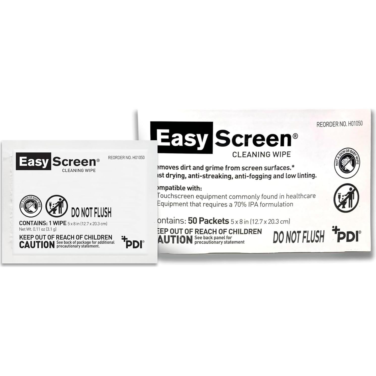 Toallitas de Limpieza Easy Screen 50 Paquetes 12.7x20.3cm