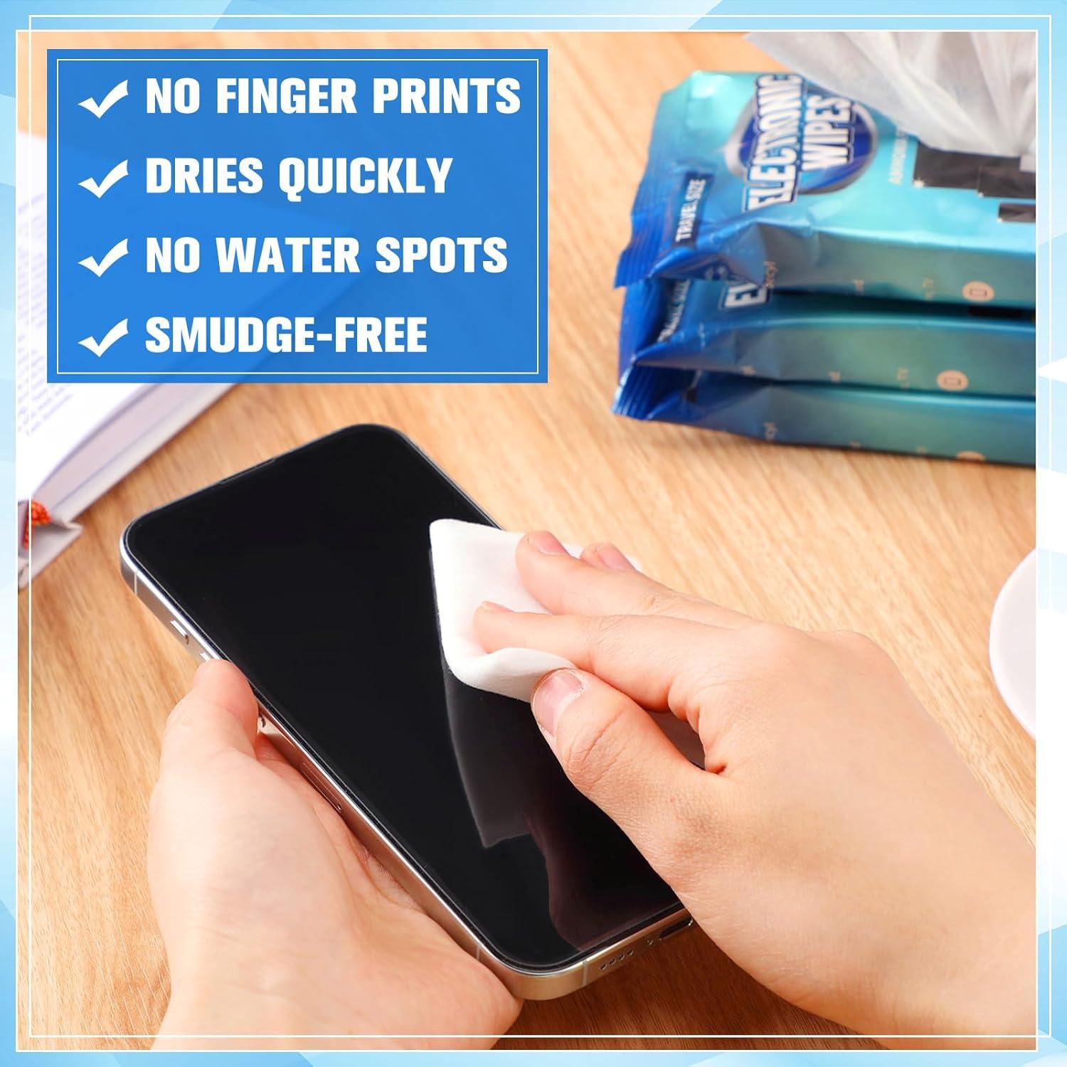 Paquete de 240 Toallitas de Limpieza Electrónicas Threlaco