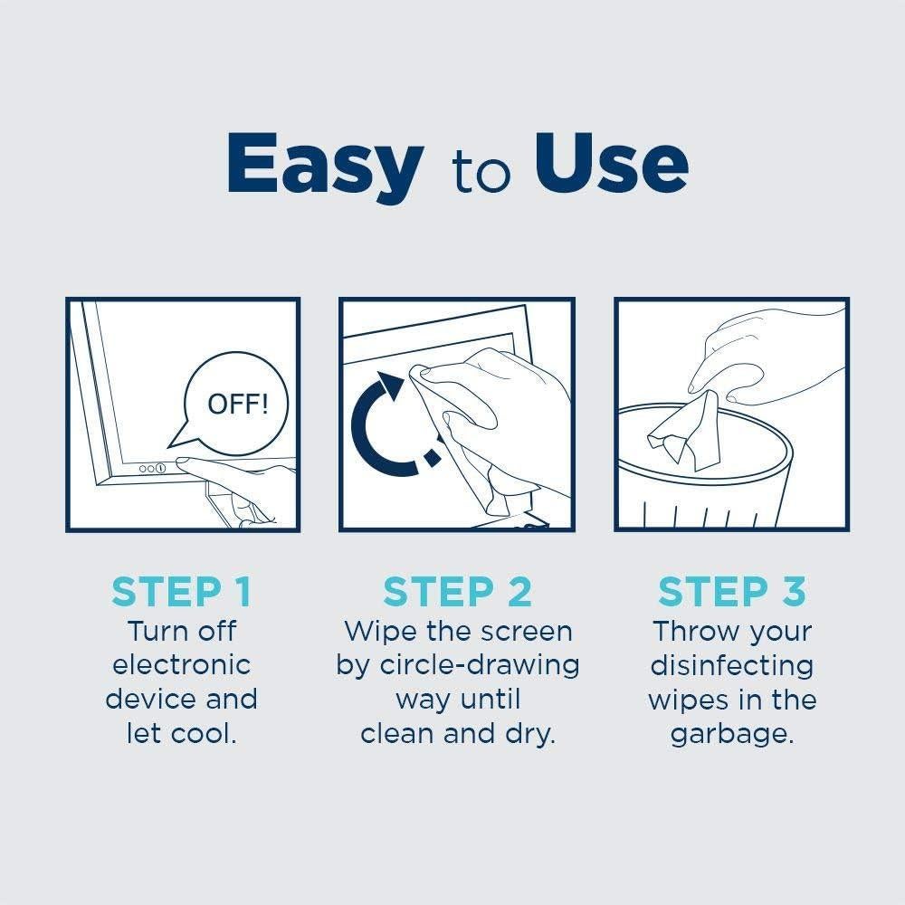 Toallitas de limpieza Tech Armor Purify Go - 100 unidades