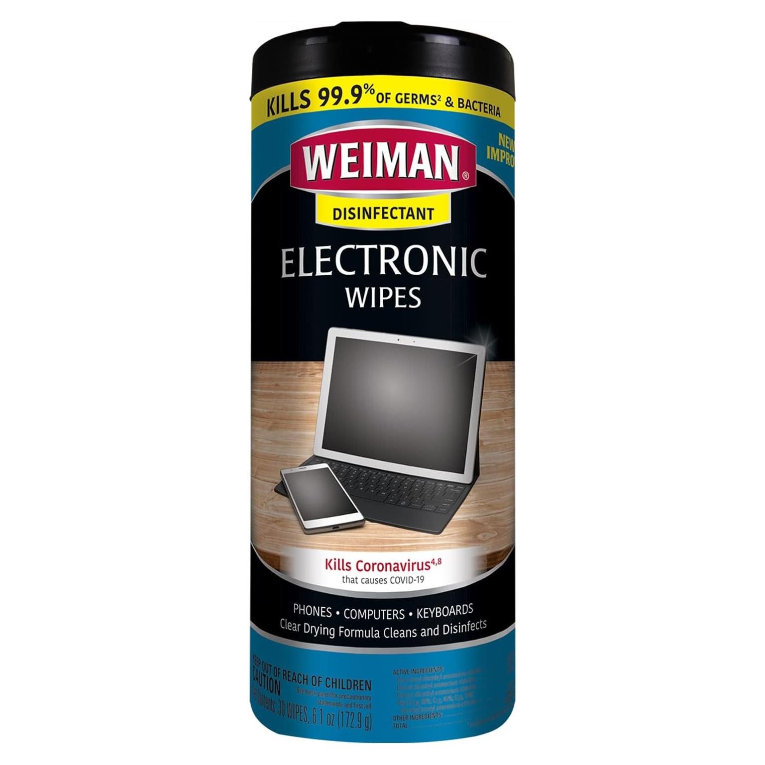 Toallitas de Limpieza Desinfectantes Weiman 30 Unidades