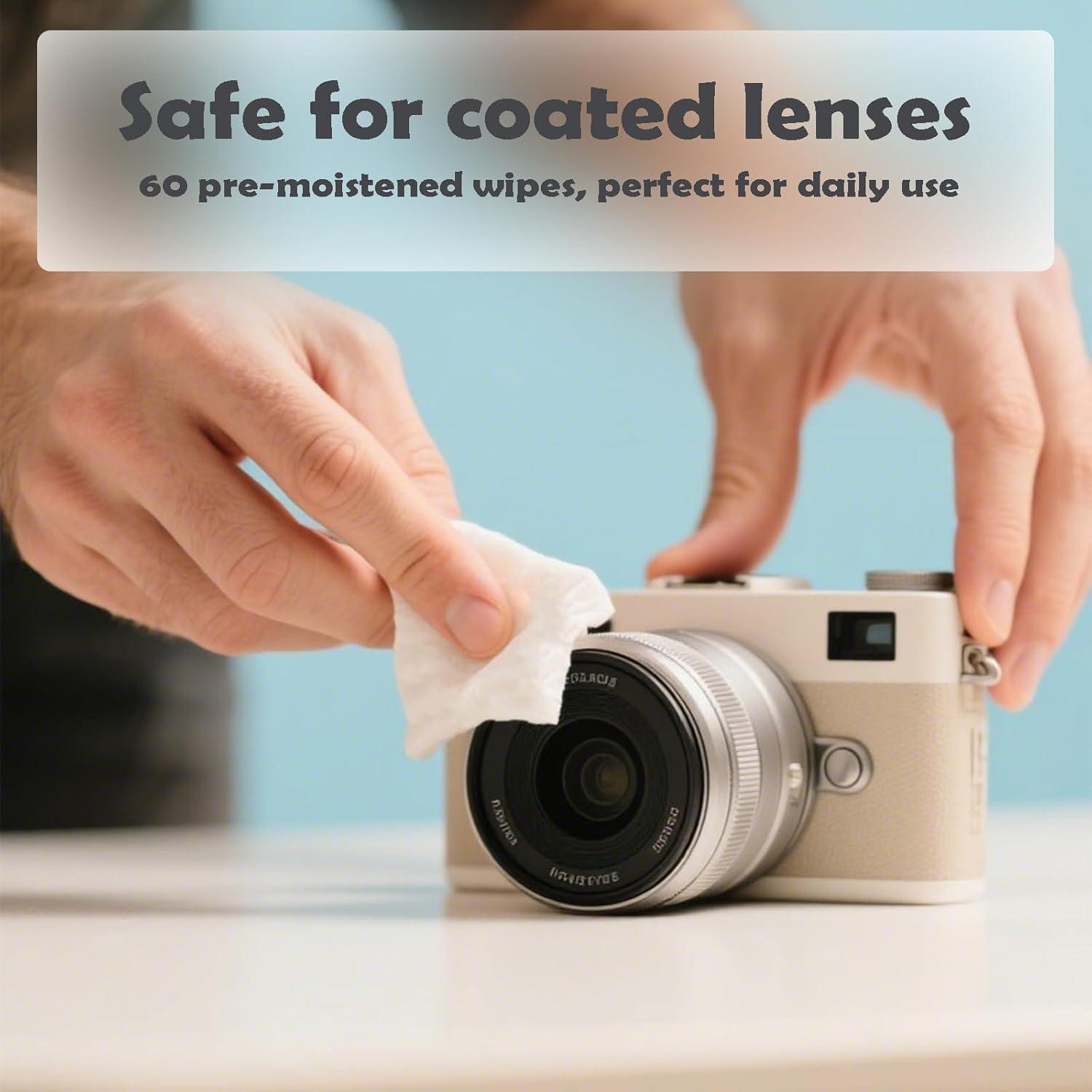 Paquete de 60 toallitas limpiadoras YINXINSHE para gafas