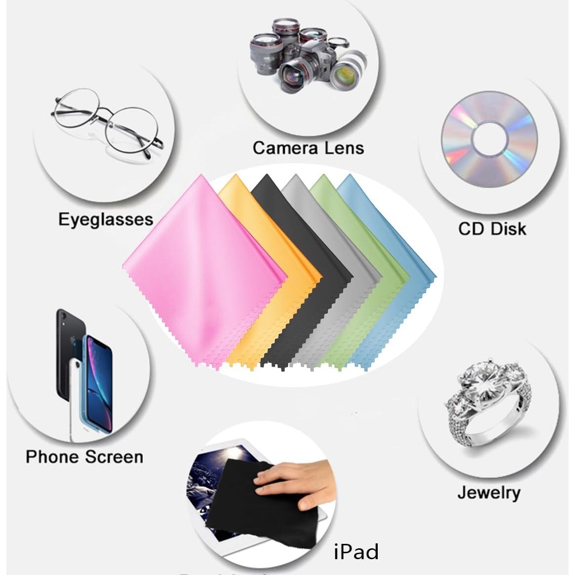 Paquete de 12 Paños de Microfibra LXQTThap para Limpieza