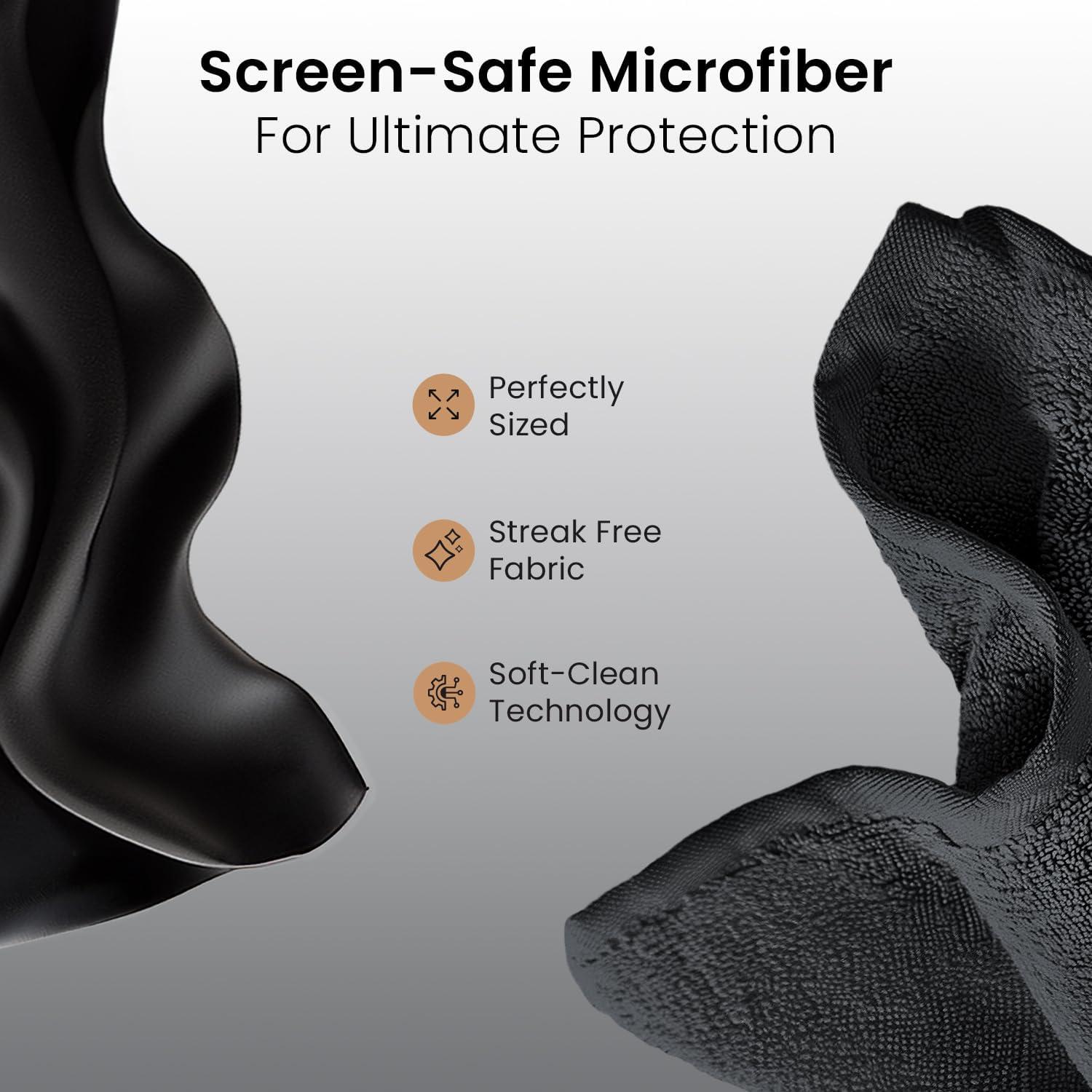 Spray Limpiador de Pantallas EVEO + 2 Paños Microfibra 56.7g