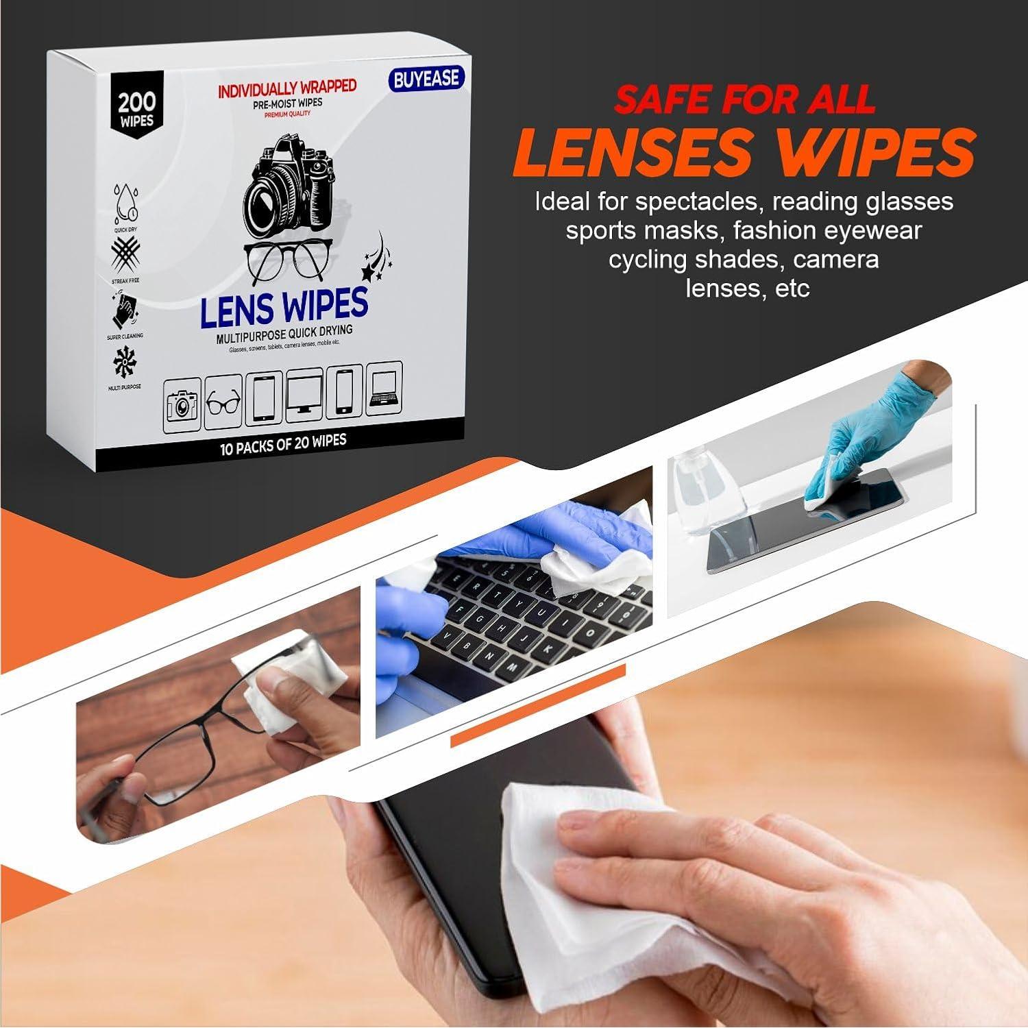 Toallitas de limpieza multipropósito BUYEASE 200 unidades