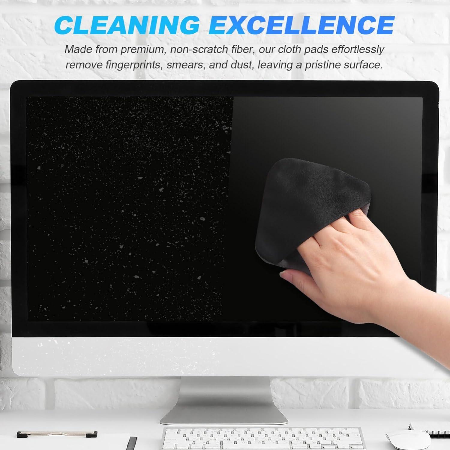 2 Paños de Microfibra TOPPERFUN para Limpiar Pantallas 10.49cm