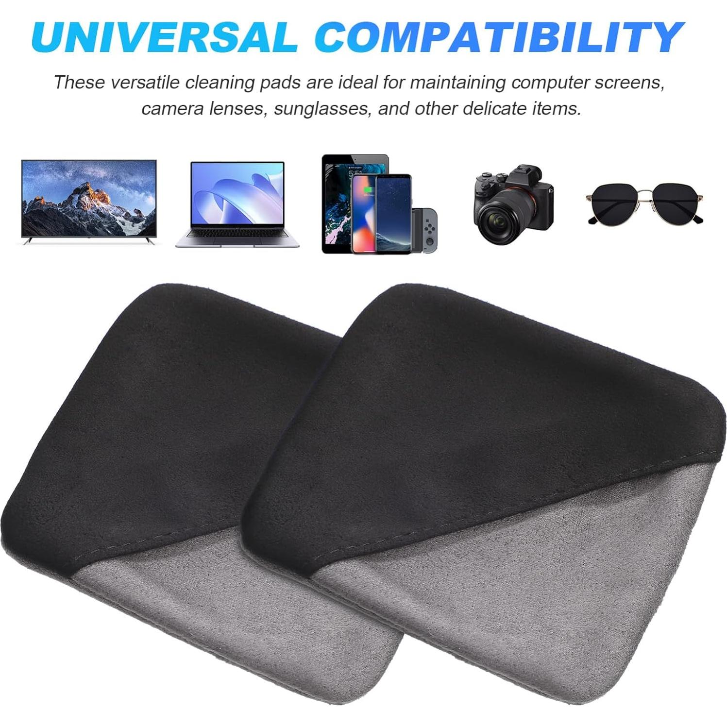 2 Paños de Microfibra TOPPERFUN para Limpiar Pantallas 10.49cm