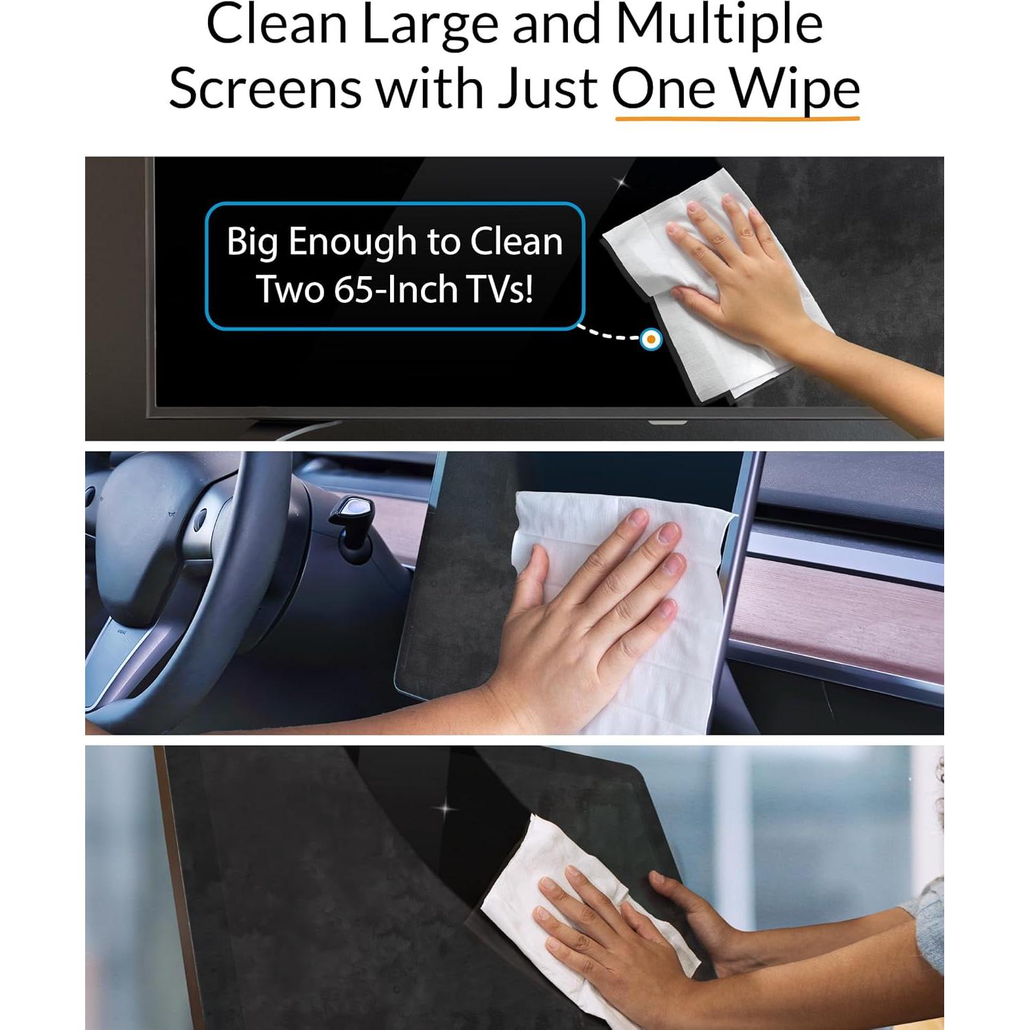 Toallitas de limpieza iCloth XL - 60 unidades, sin pelusa, secado rápido