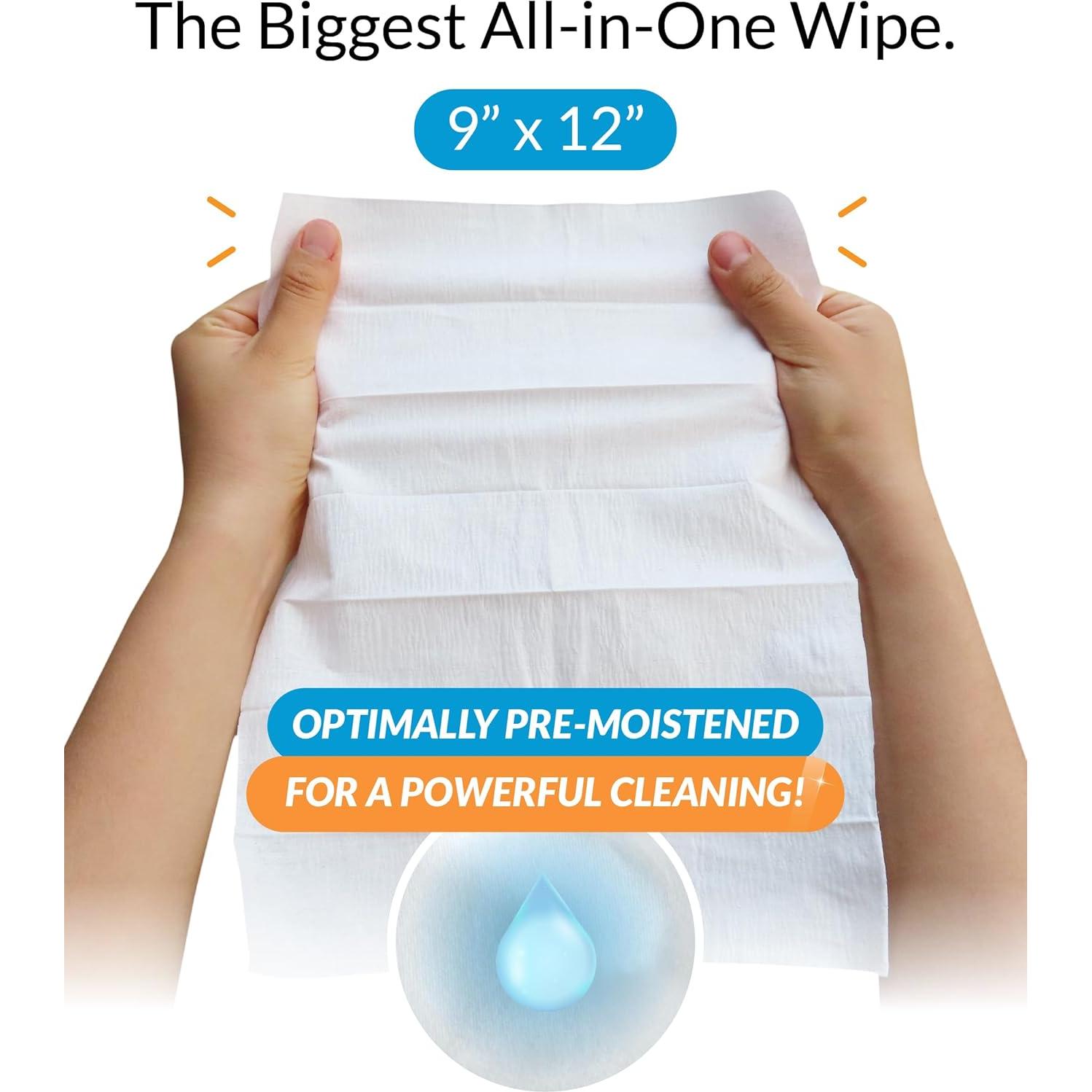 Toallitas de limpieza iCloth XL - 60 unidades, sin pelusa, secado rápido