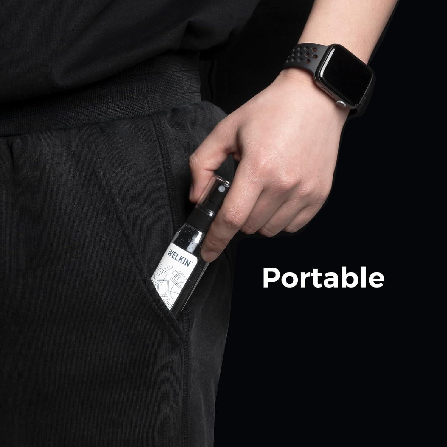 Kit de Spray Limpiador de Pantallas WELKIN 550ml + 60ml