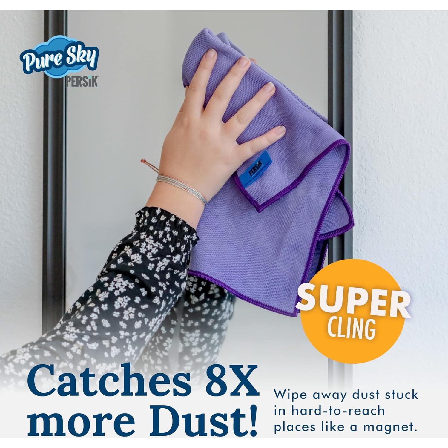 Paño de Microfibra Persik Pure-Sky 36x20 cm - Limpieza Sin Rayas