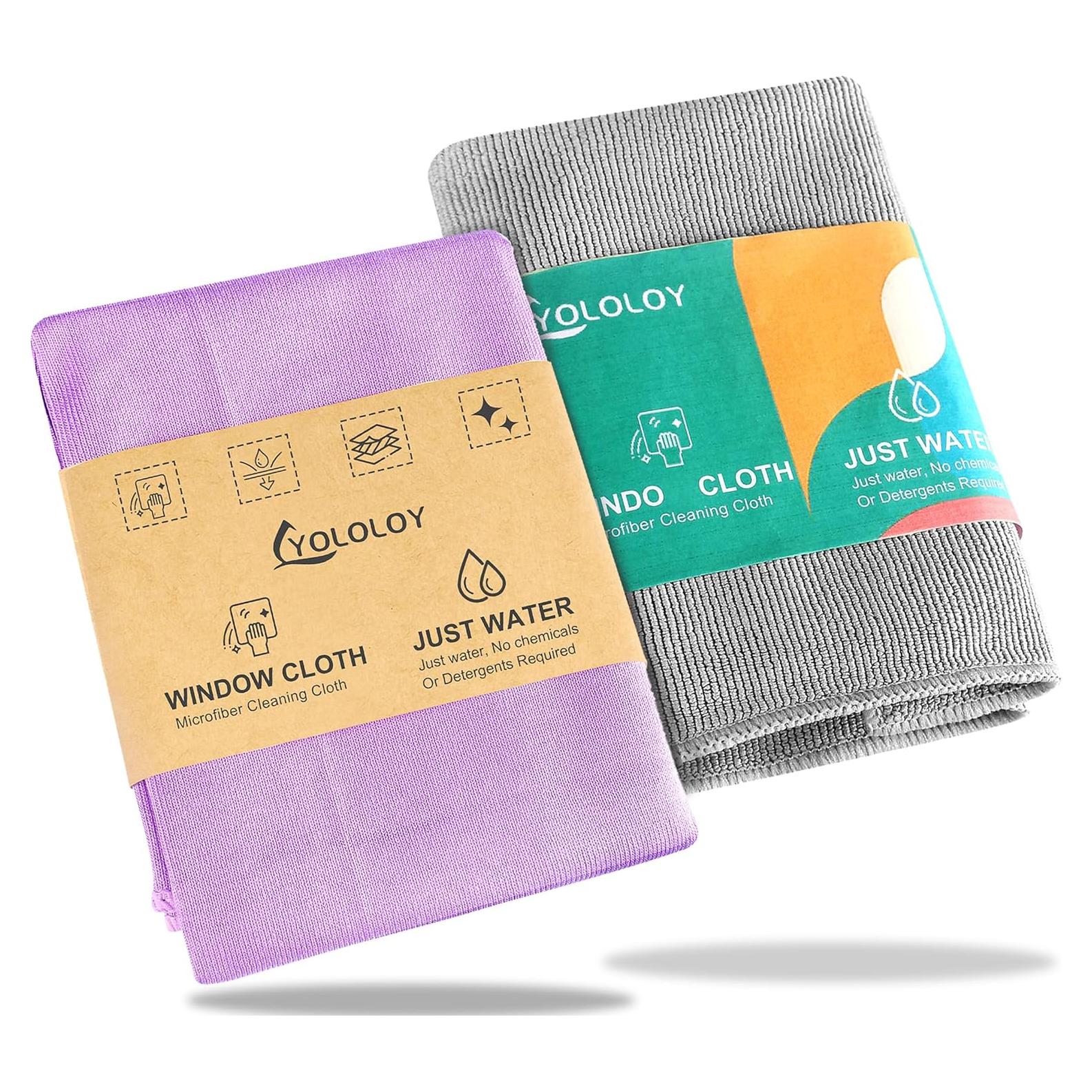 Paño de Limpieza de Ventanas YOLOLOY Microfibra Reutilizable