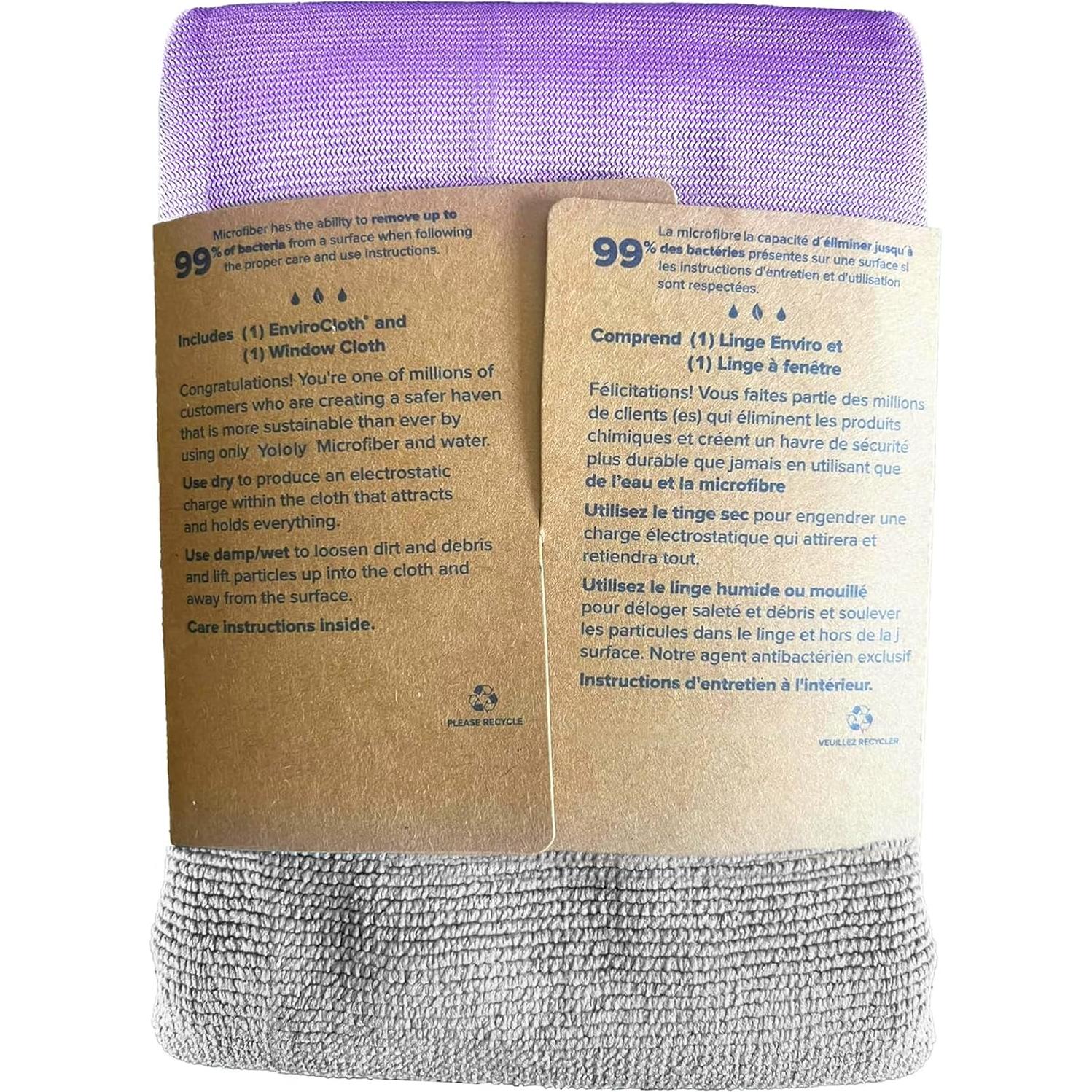 Paño de Limpieza de Ventanas YOLOLOY Microfibra Reutilizable