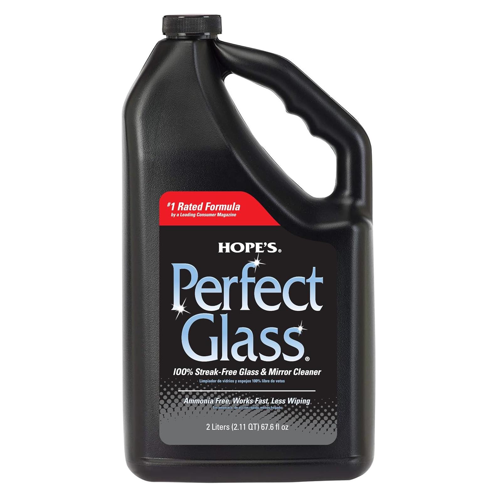 Limpiador de Vidrio Perfecto HOPE'S 1.92L Sin Rayas y Amoníaco