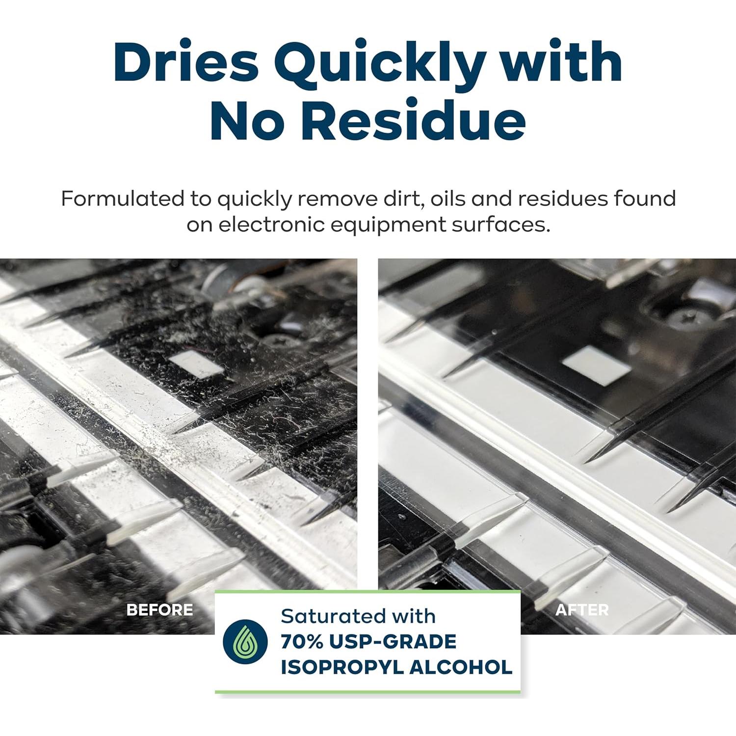 Toallitas de limpieza KICTeam 70% IPA - 50 unidades