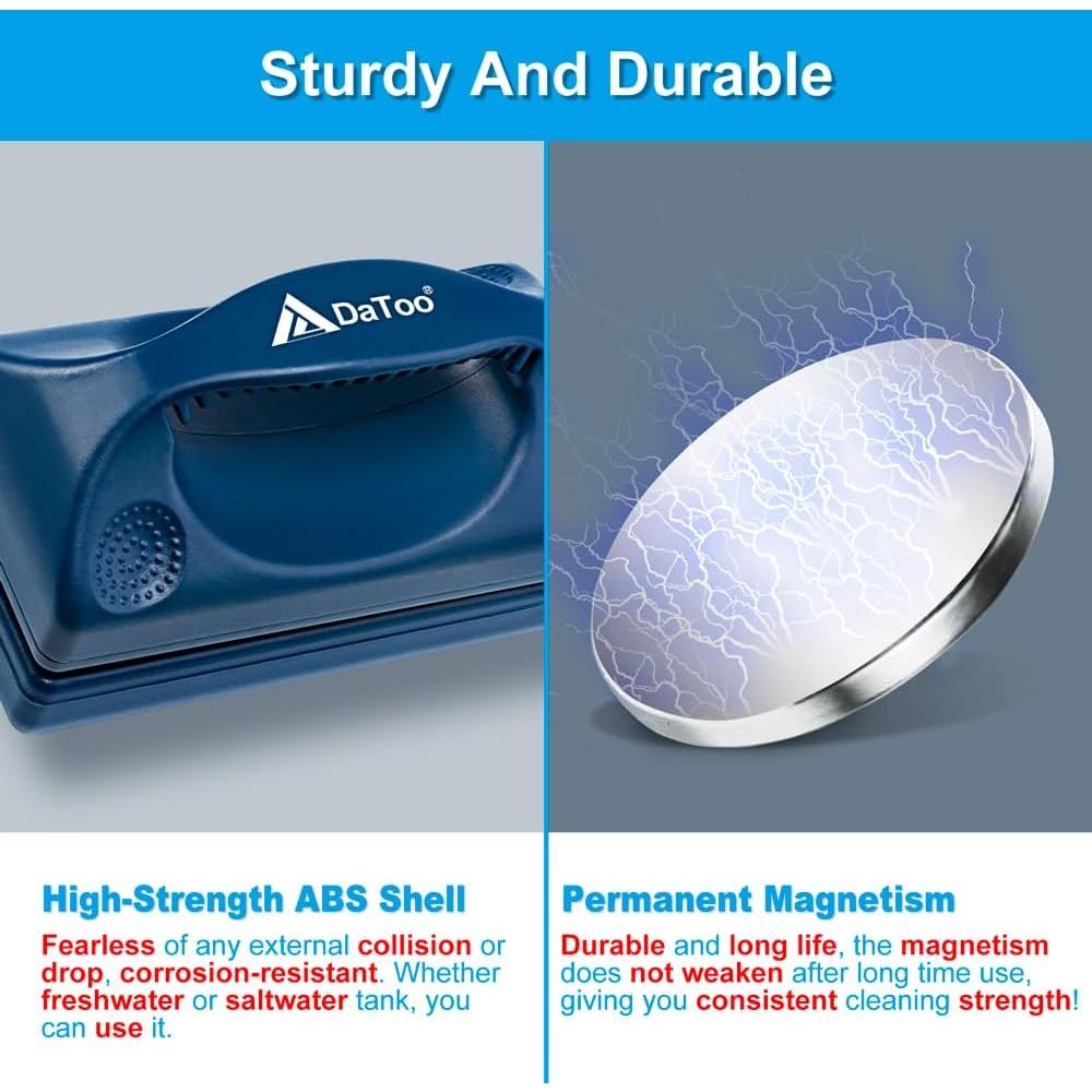 Limpiador Magnético Mini Acuario DaToo 13.7x7.1cm 4500GS