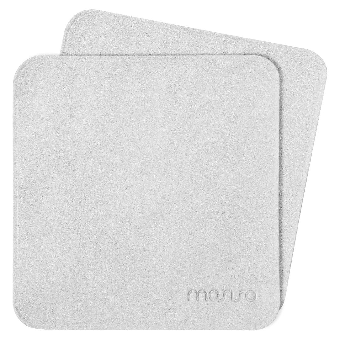 Paño de Microfibra Suave Mosiso 2PCS 16x16cm Limpieza Pantallas