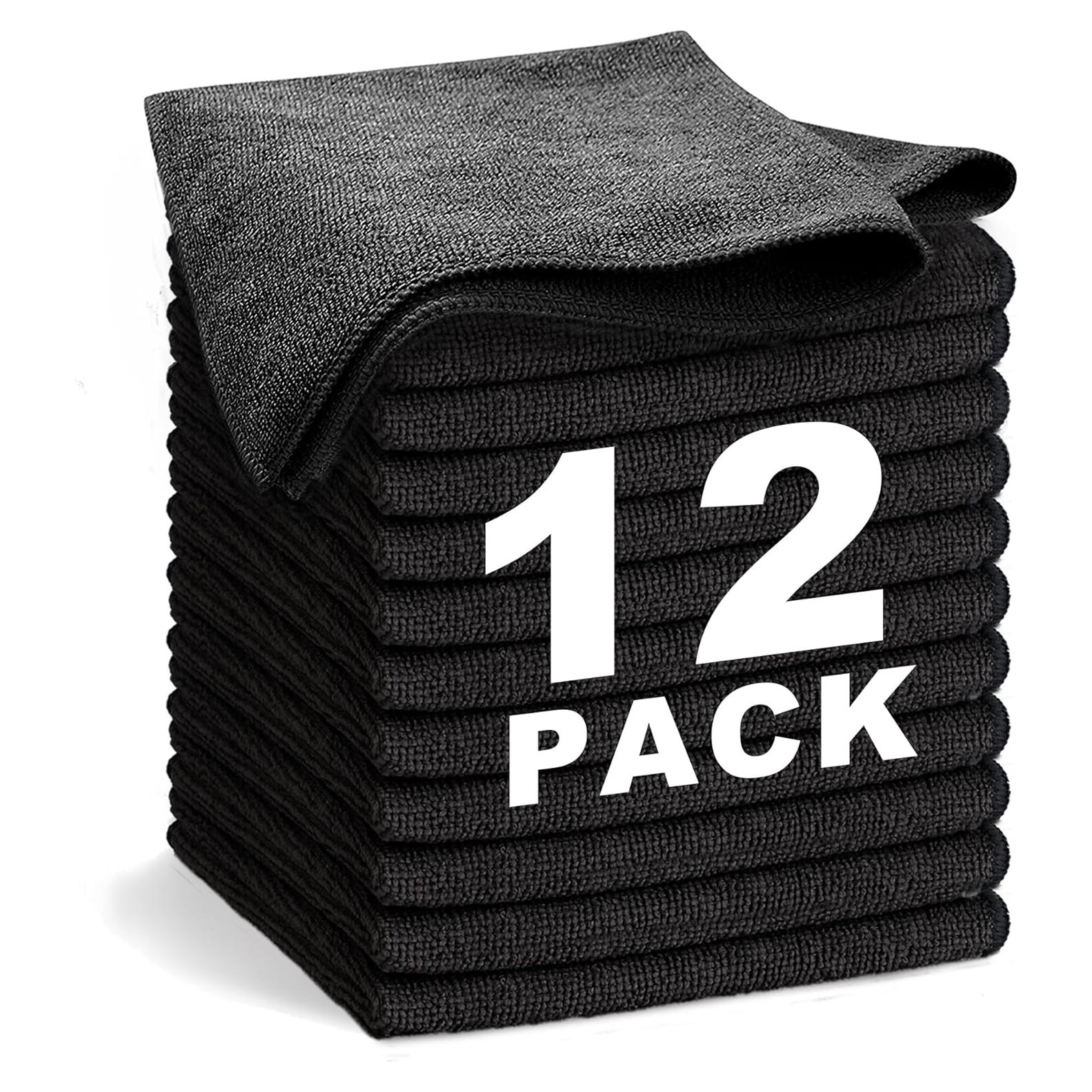 Paño de limpieza de microfibra WEAWE 33x33cm - Paquete de 12