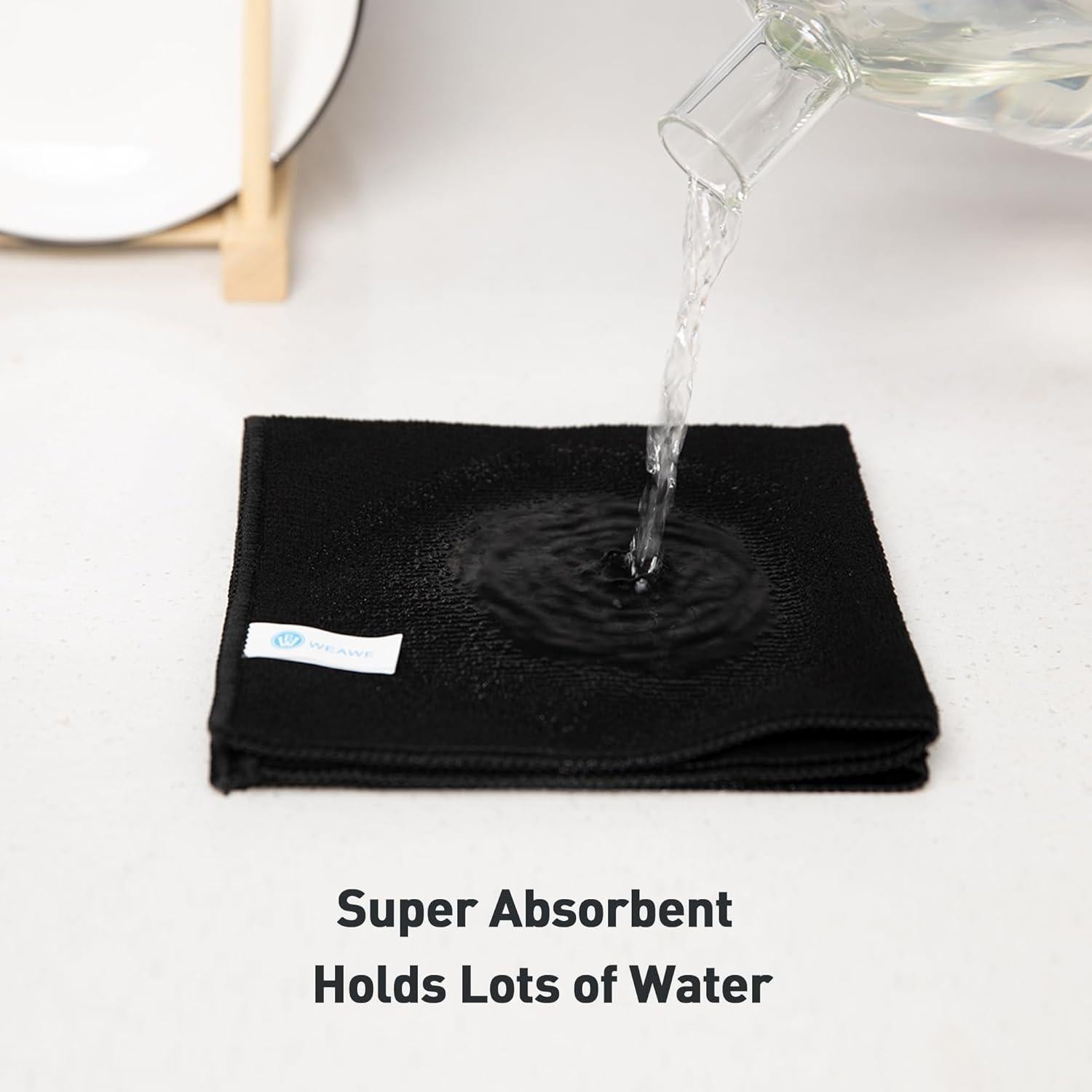 Paño de limpieza de microfibra WEAWE 33x33cm - Paquete de 12