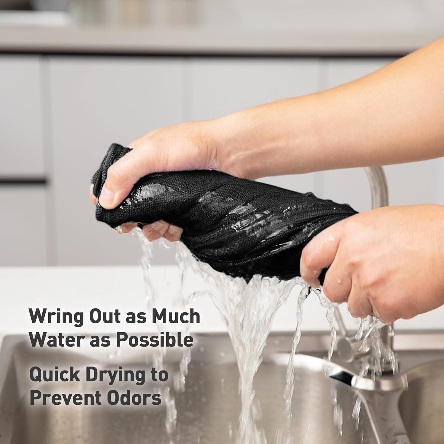 Paño de limpieza de microfibra WEAWE 33x33cm - Paquete de 12