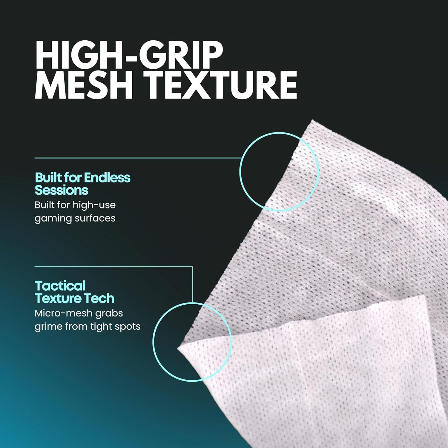 Toallitas de limpieza Valor Gaming Labs - 50 unidades, sin alcohol