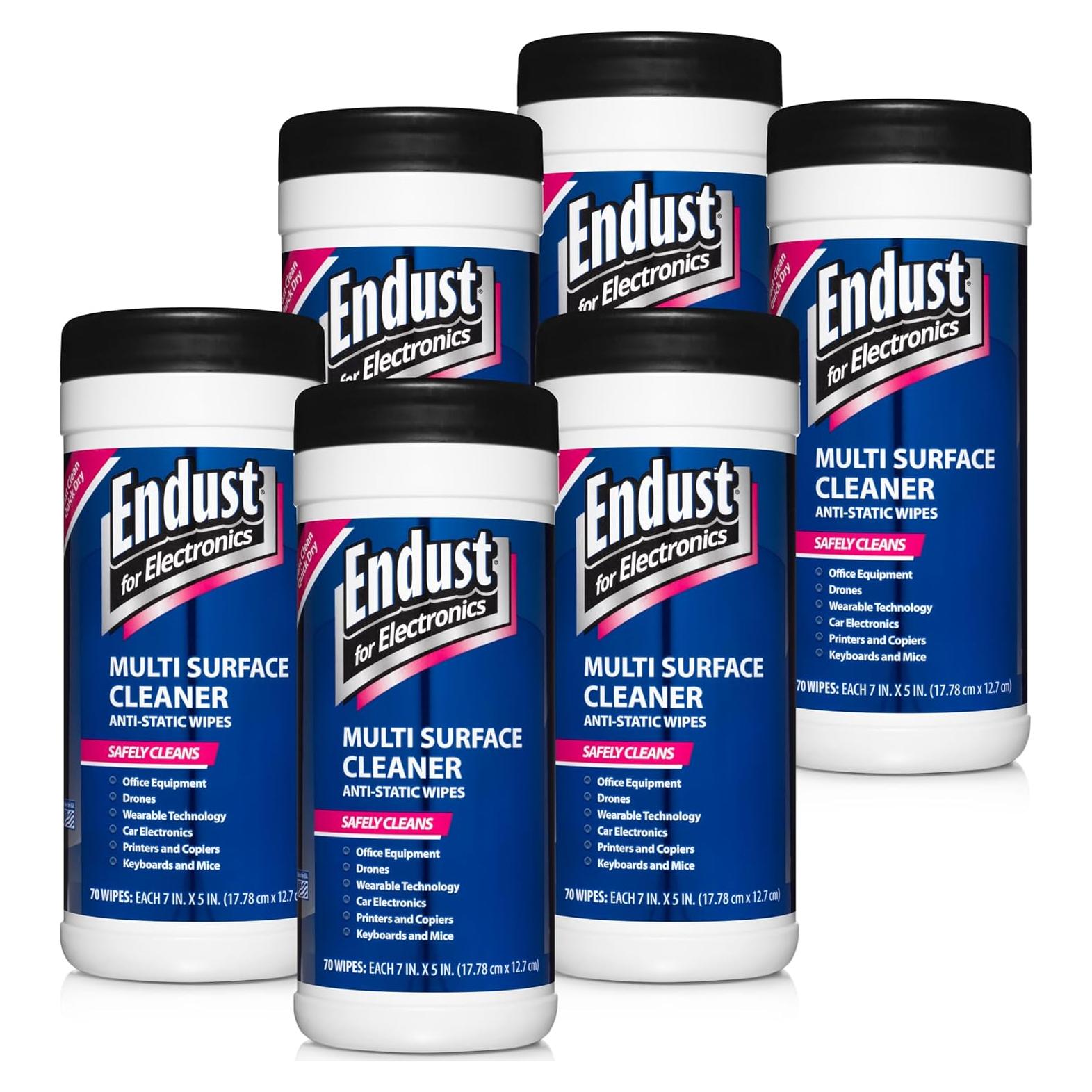 Toallitas de Limpieza Anti-Estáticas Endust - 420 Unidades