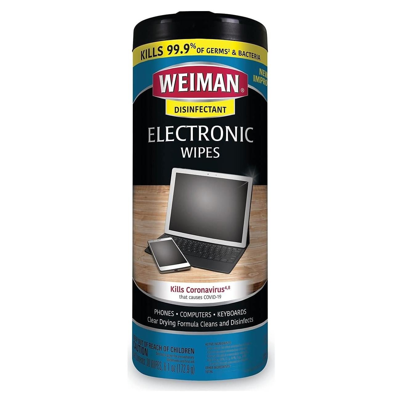 Toallitas E-tronic Blancas 30 Unidades 21.88 cm x 17.95 cm