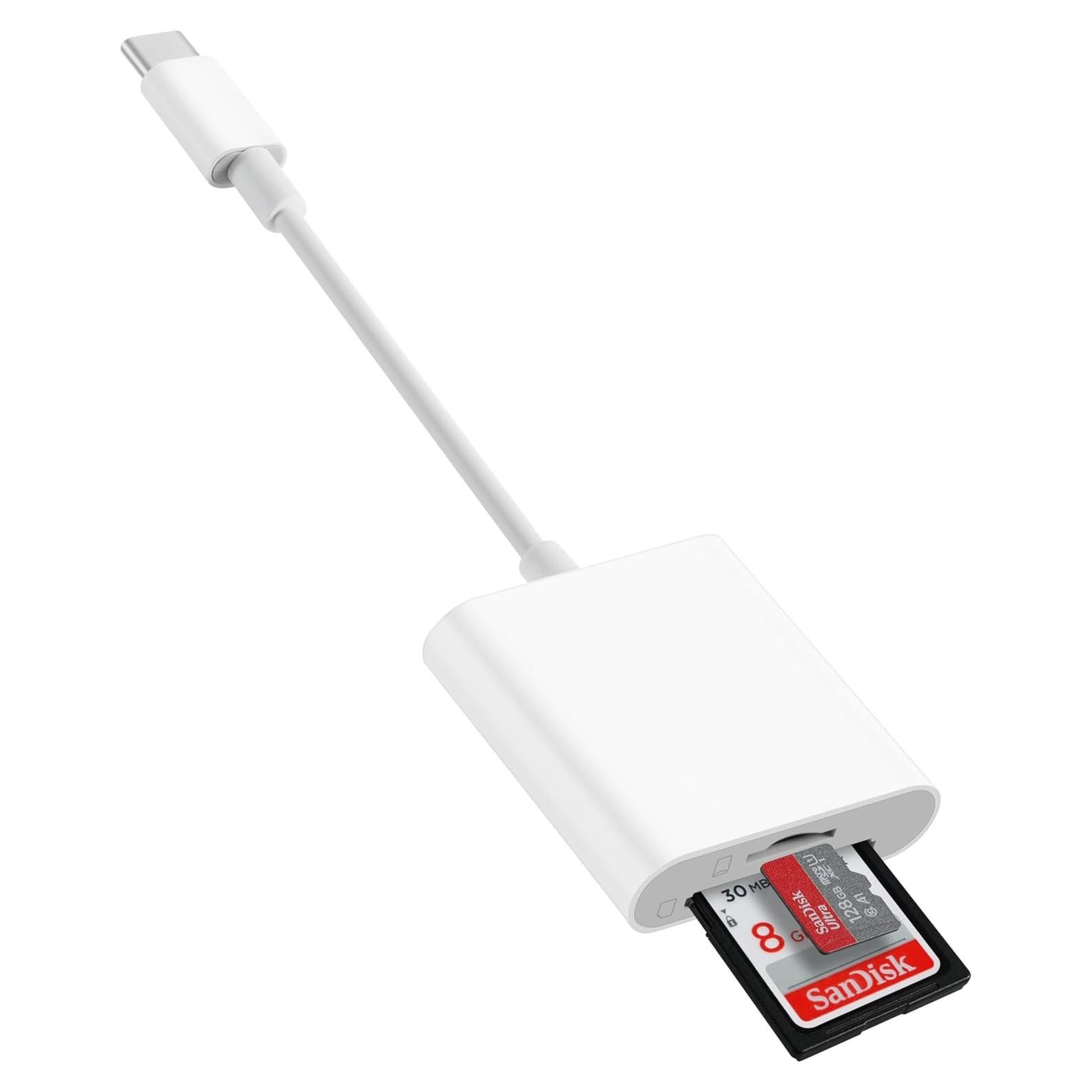 Lector de Tarjetas SD USB-C Kisumi para iPhone 15/16 Pro Max