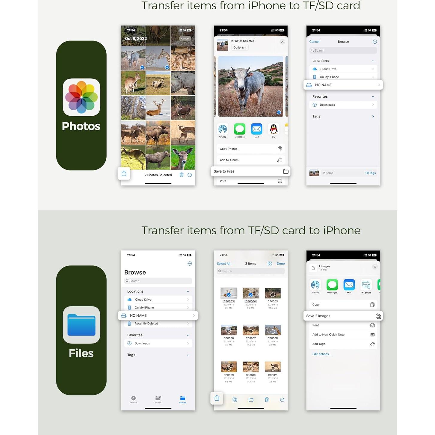 Lector de Tarjetas SD USB-C Kisumi para iPhone 15/16 Pro Max