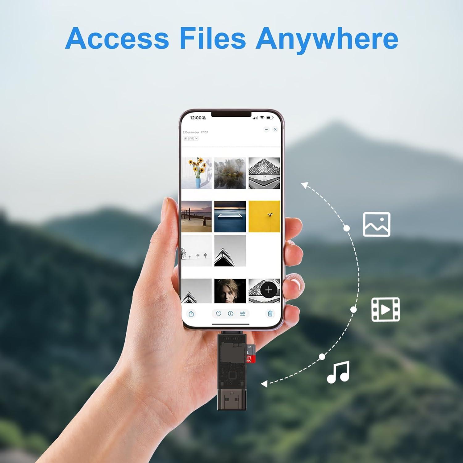 Lector de Tarjetas SD Radidi USB-C y USB-A 2-en-1 Alta Velocidad