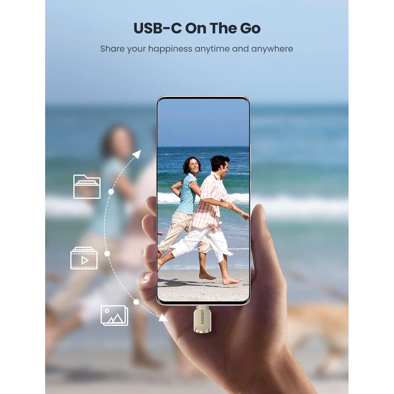 Lector de Tarjetas Micro SD USB C UGREEN 5Gbps Portátil