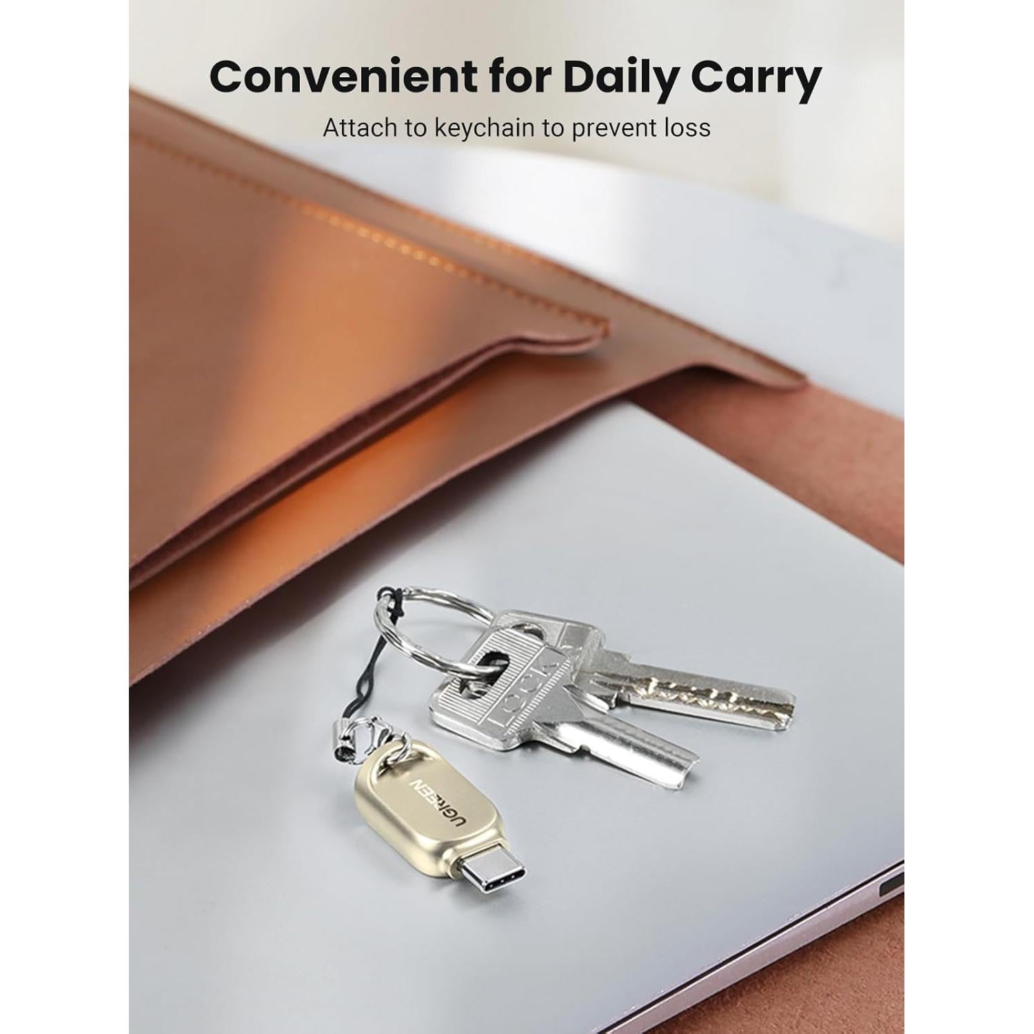 Lector de Tarjetas Micro SD USB C UGREEN 5Gbps Portátil