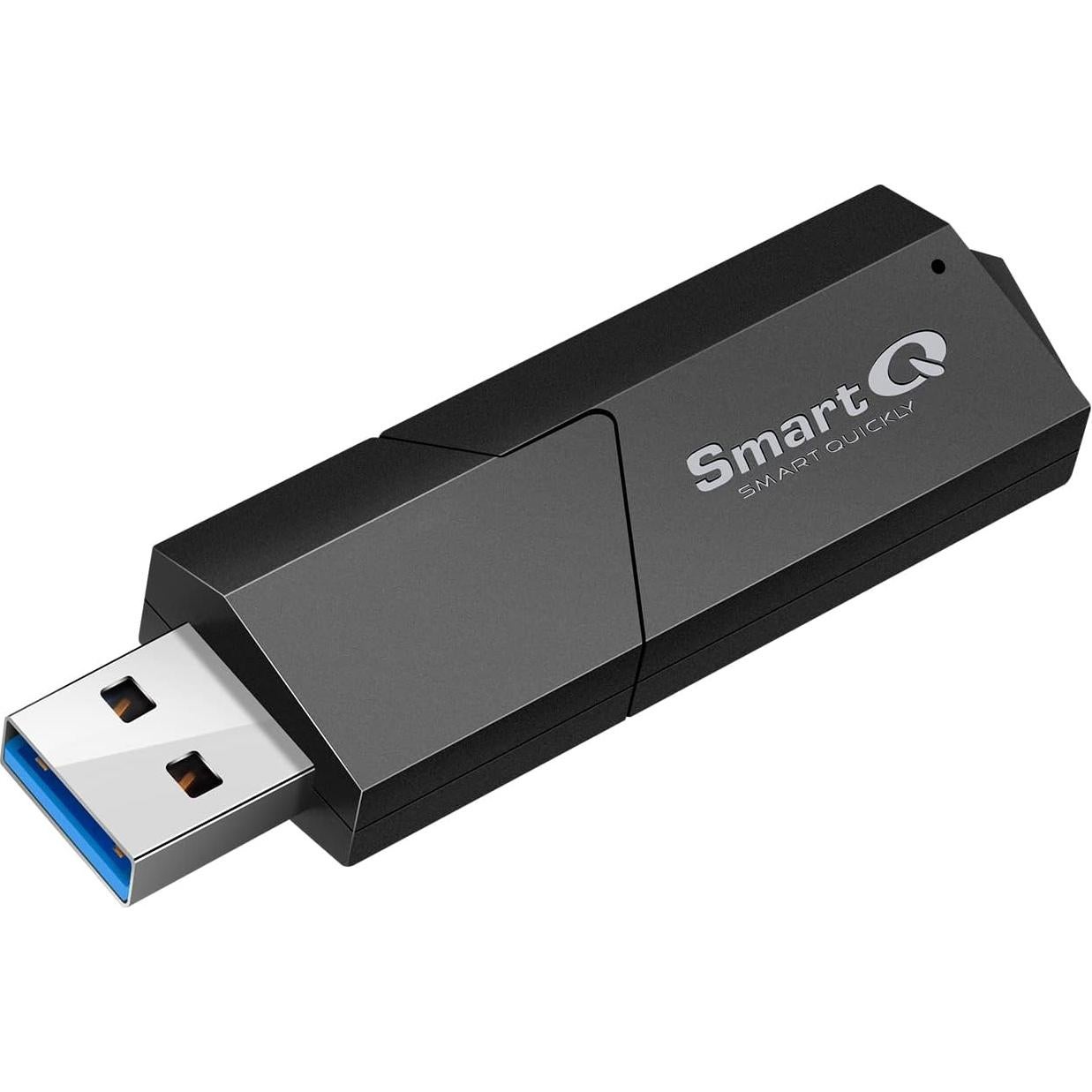 Lector de Tarjetas USB 3.0 SmartQ C307 Portátil 2-en-1