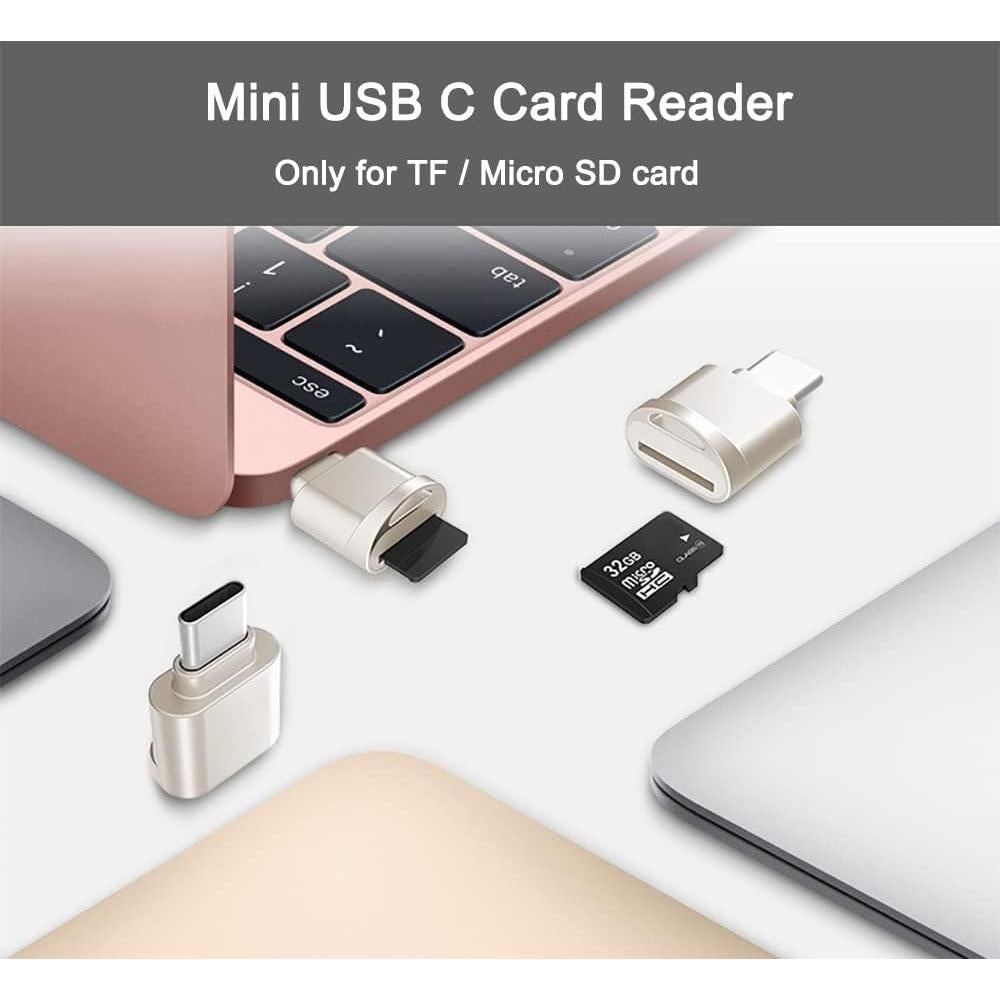 Lector de tarjeta Micro SD USB C Mepsies con adaptador OTG