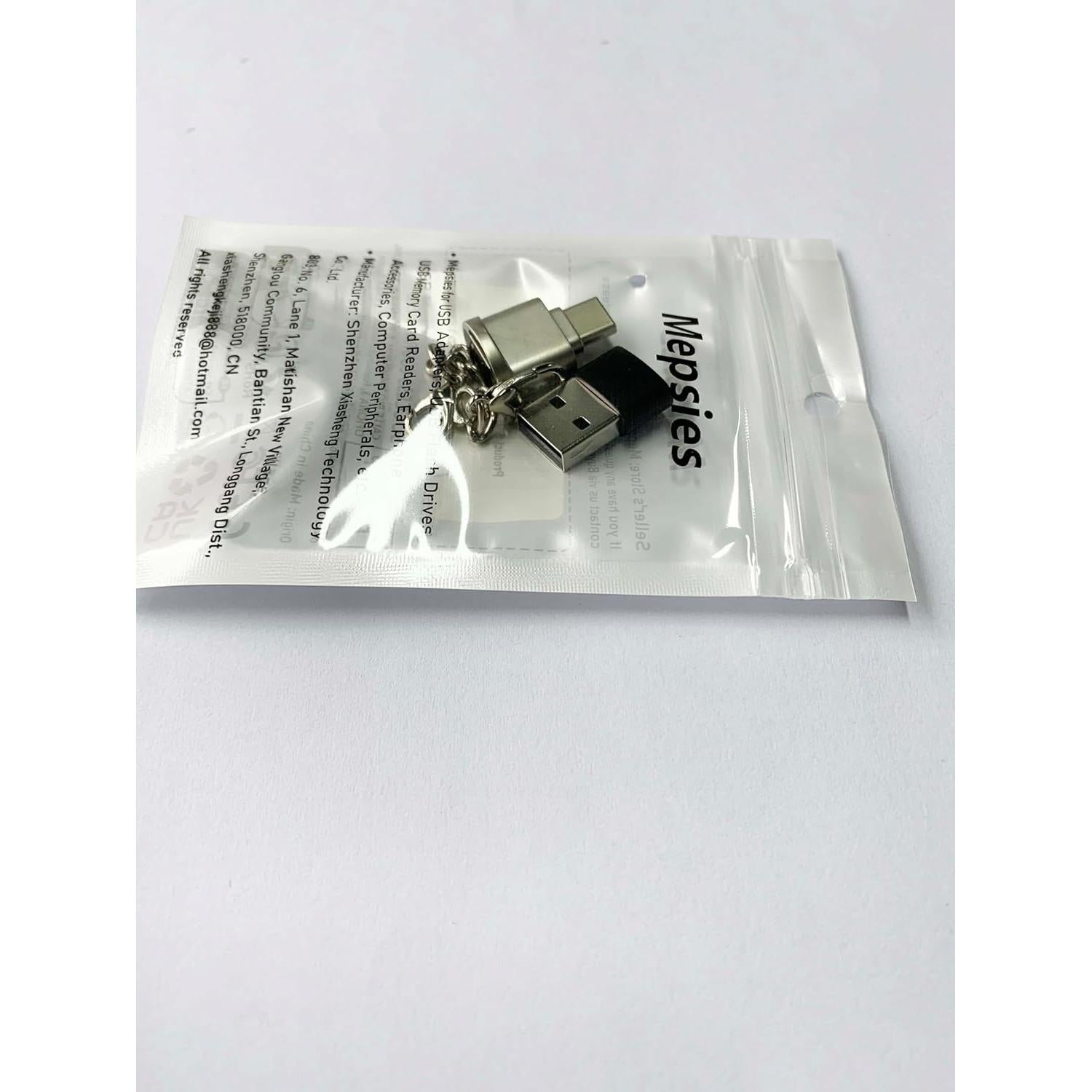 Lector de tarjeta Micro SD USB C Mepsies con adaptador OTG