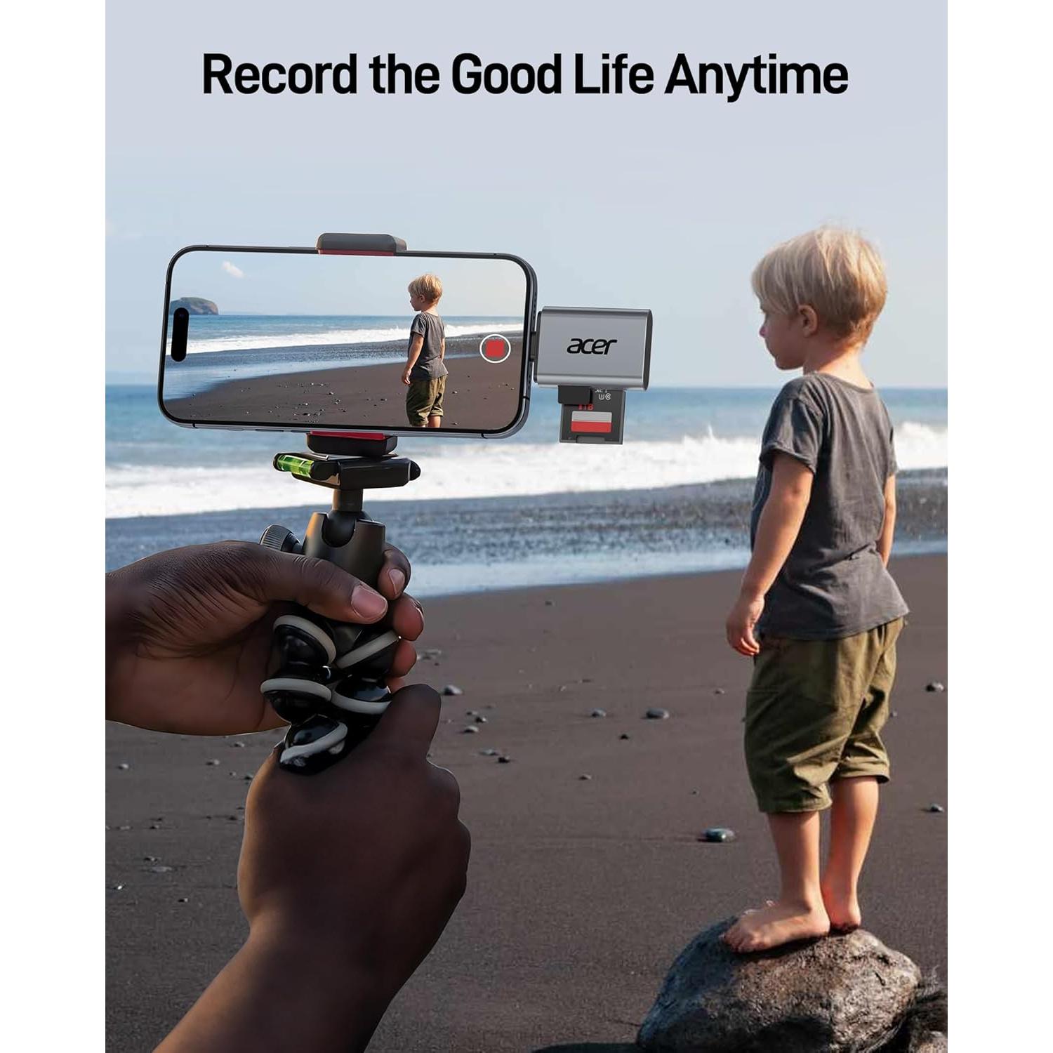 Lector de Tarjetas SD USB C Acer ODK460, Adaptador 2 en 1