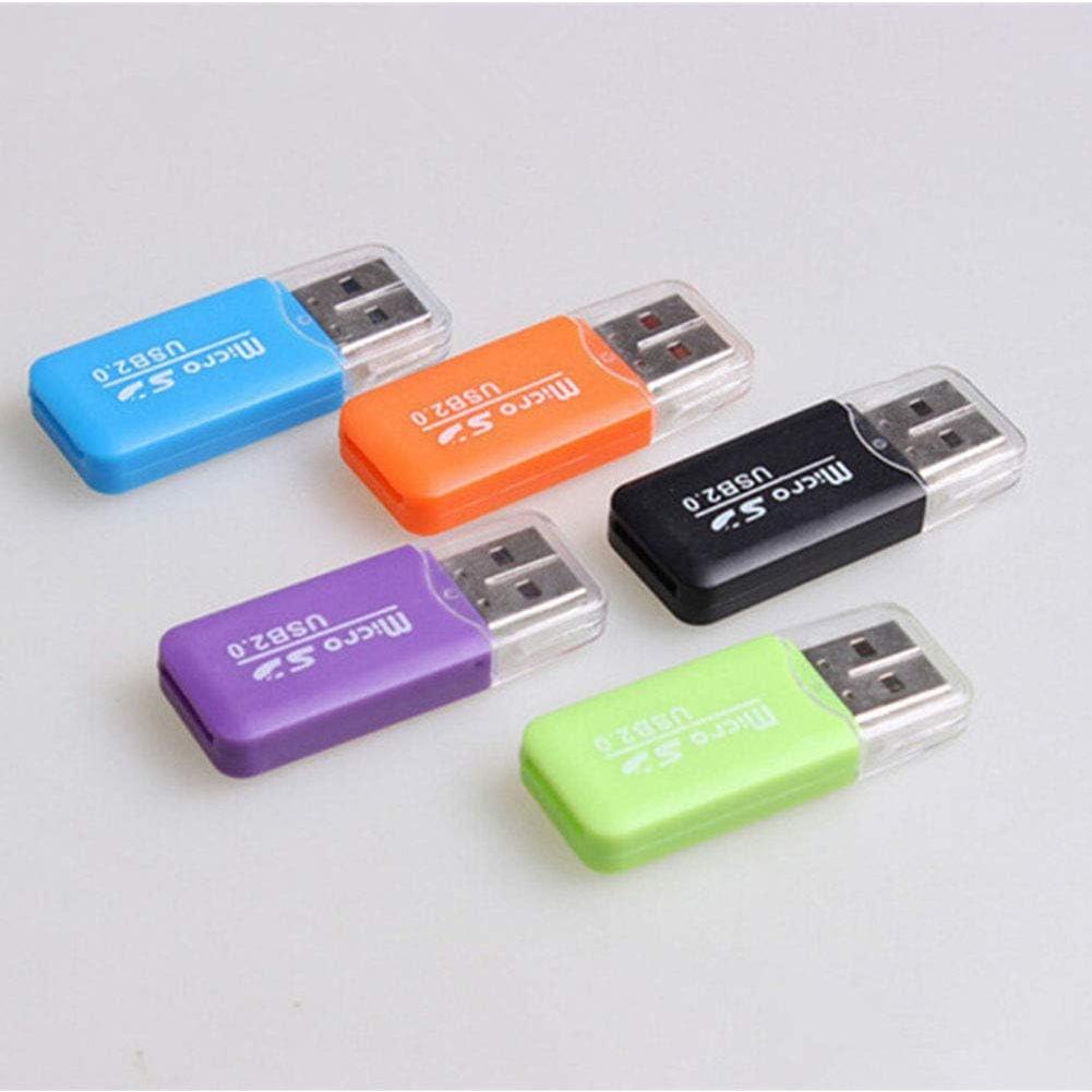 Lector de Tarjeta Micro SD USB 2.0 VizGiz - 6 Pack Mini